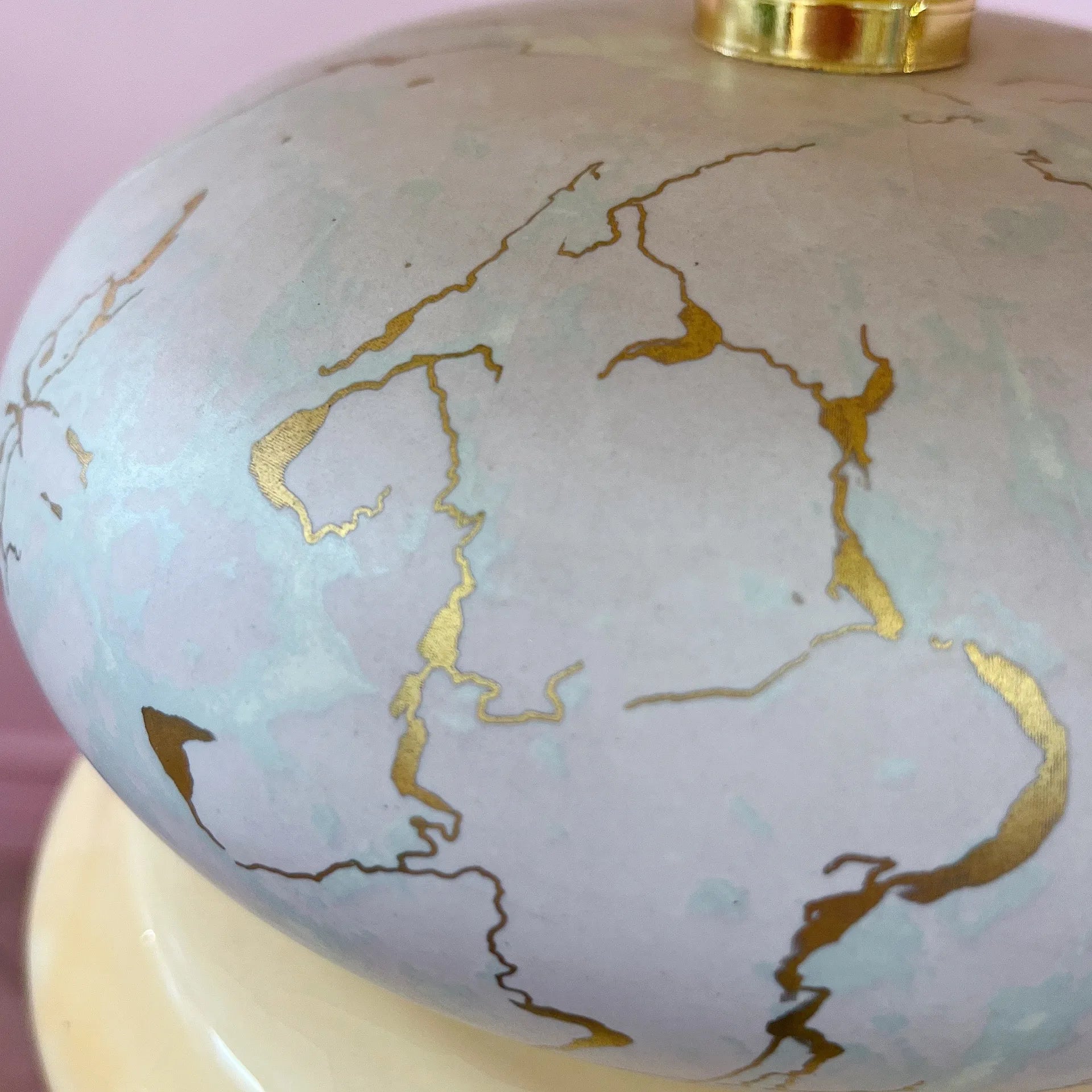 Lampe en Céramique Pastel – Années 80 - Club Barbara
