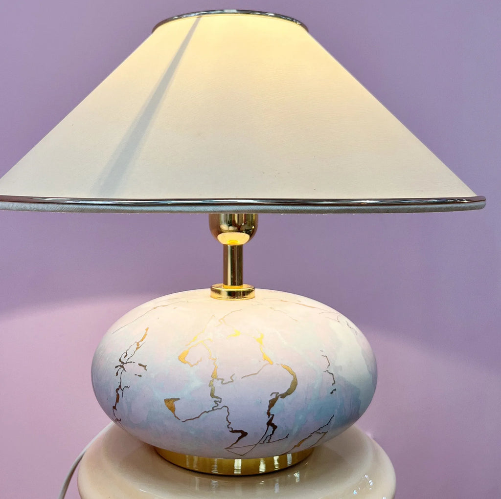 Lampe en Céramique Pastel – Années 80 - Club Barbara