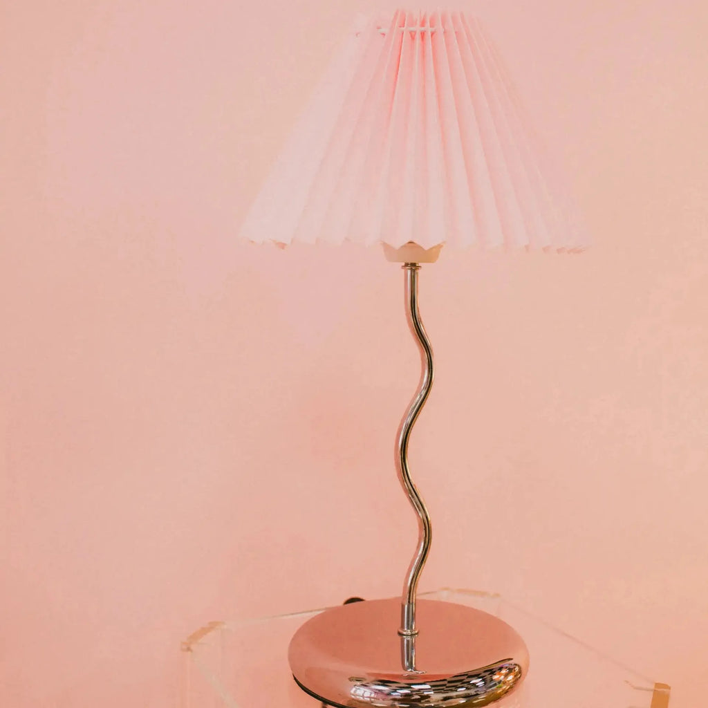 Lampe en Métal Chromé – Années 80 - Club Barbara