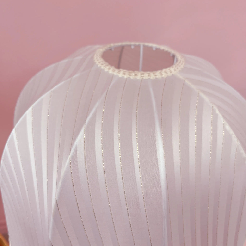 Grande lampe flamant rose en céramique, années 70