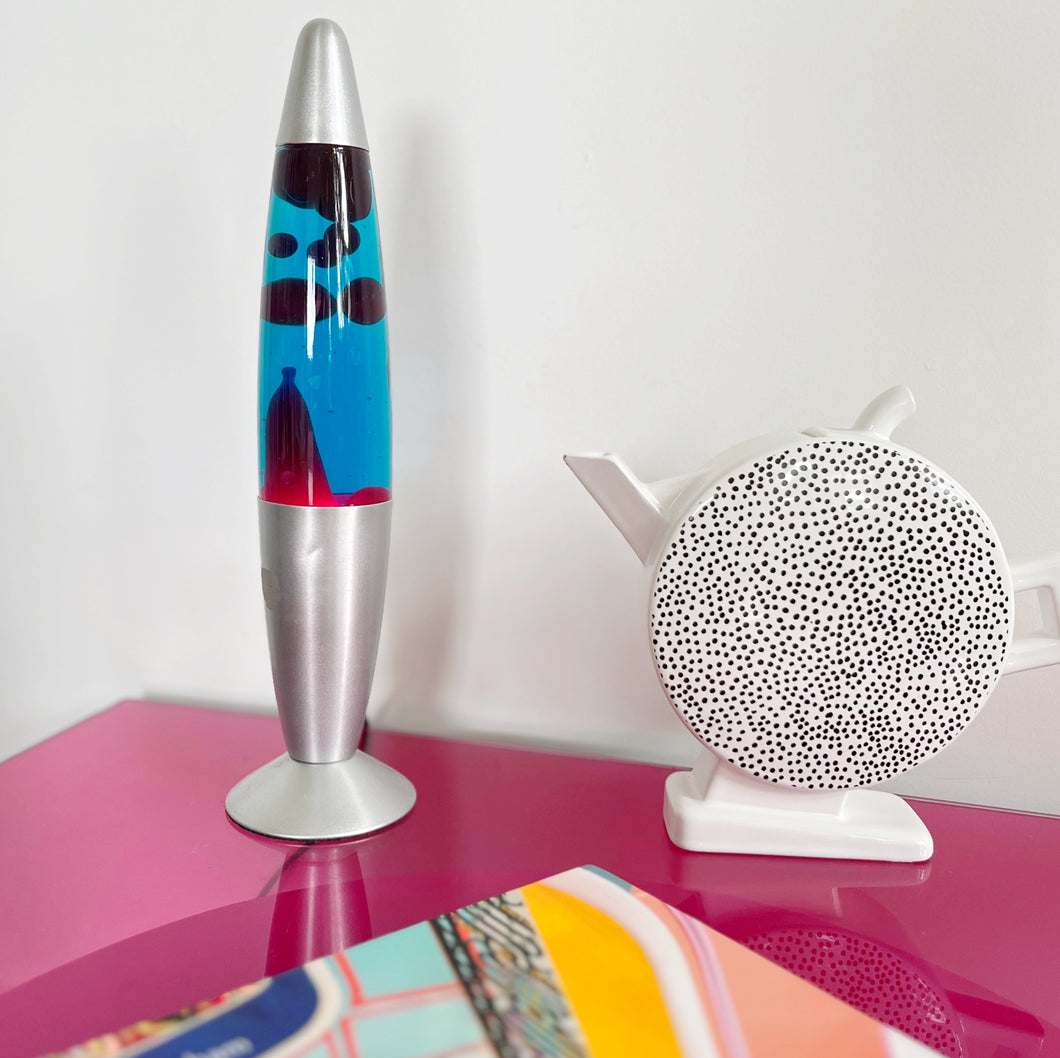 Vintage 90s Rocket Lava Lamp