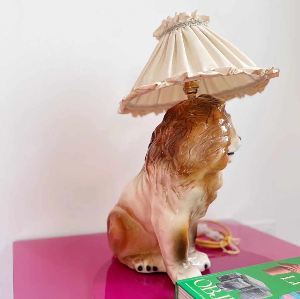 Lampe Lion Artisanale – Italie - Club Barbara