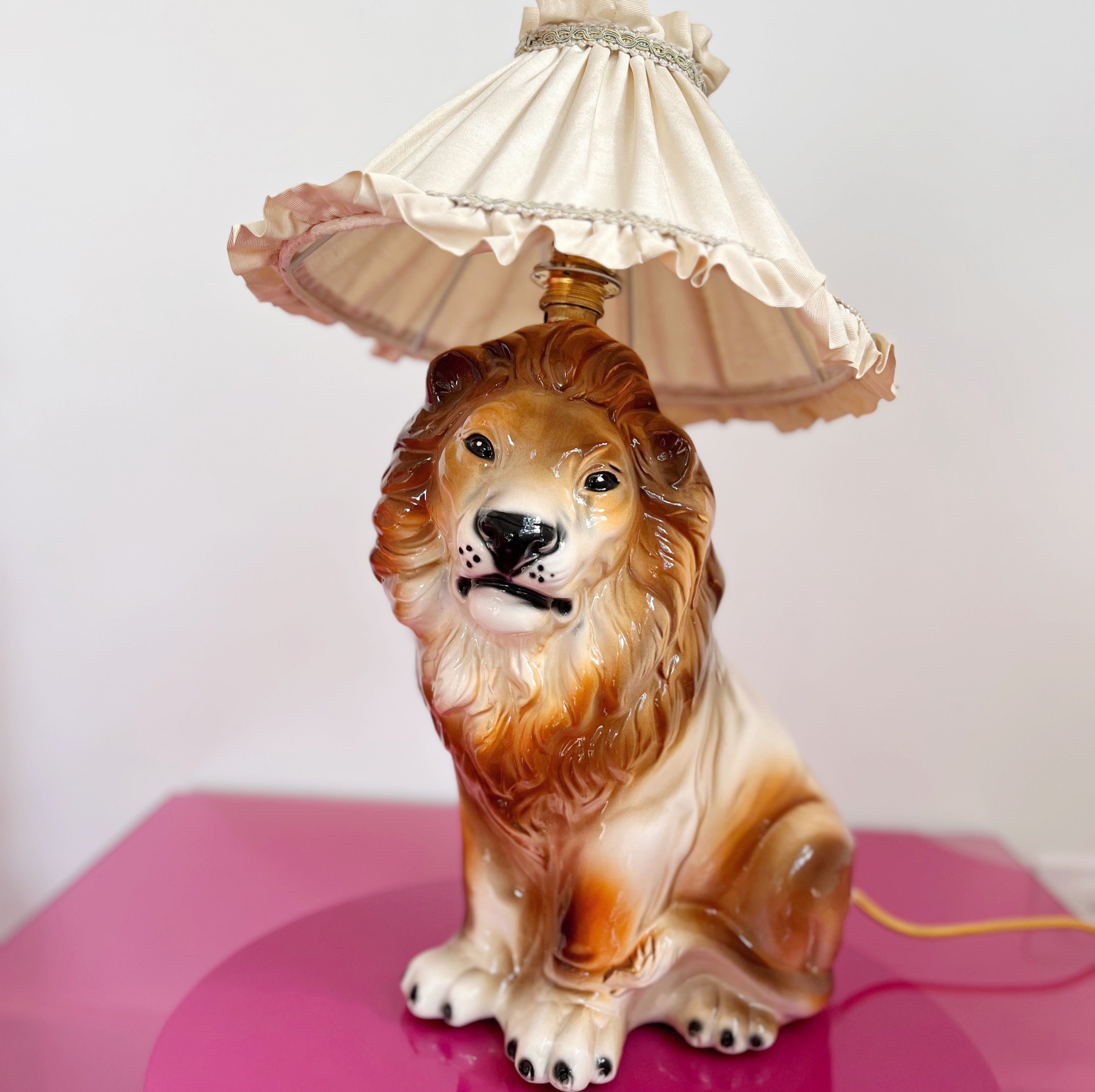 Lampe Lion Artisanale – Italie