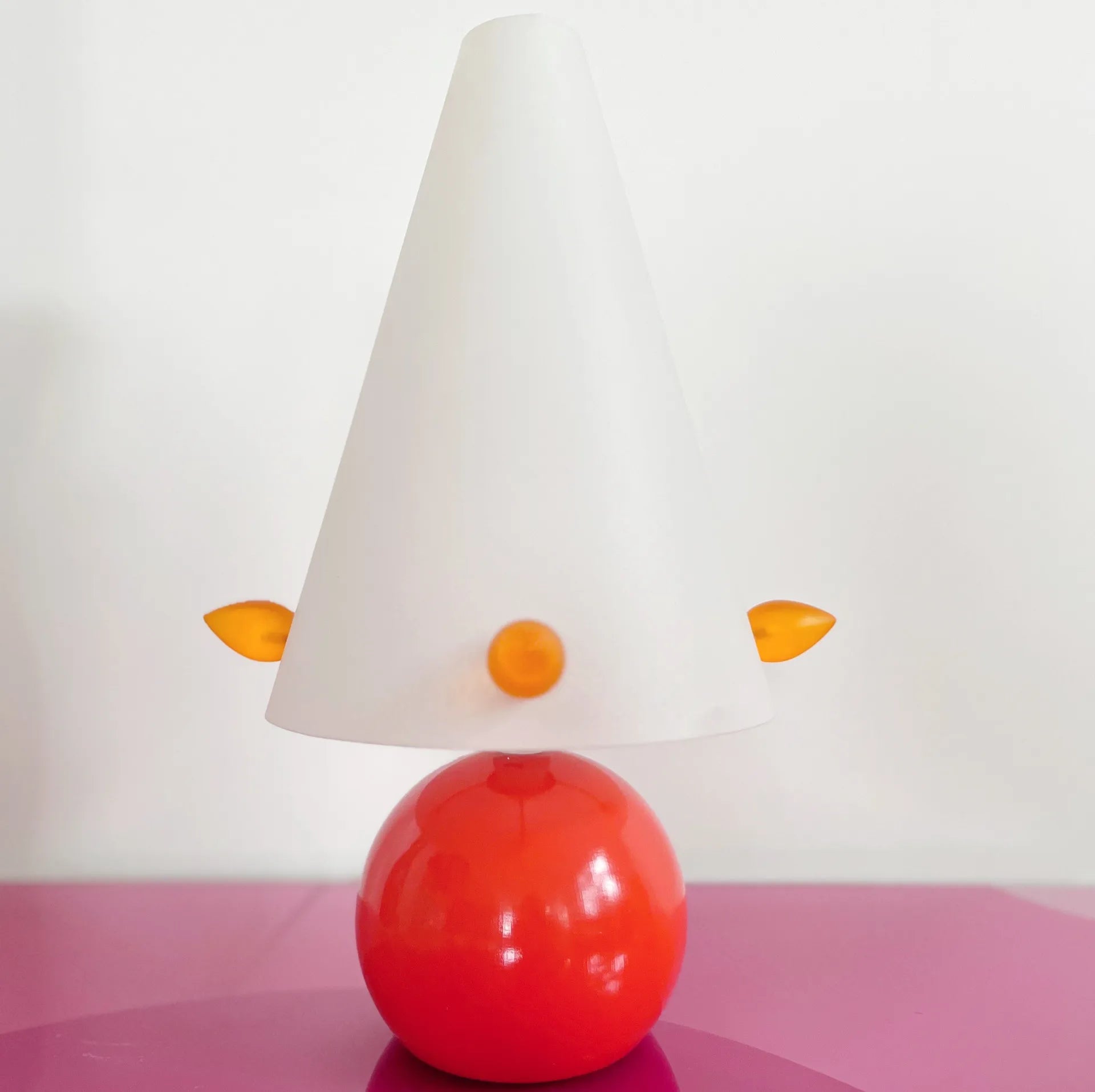 Lampe Memphis Design orange - Club Barbara