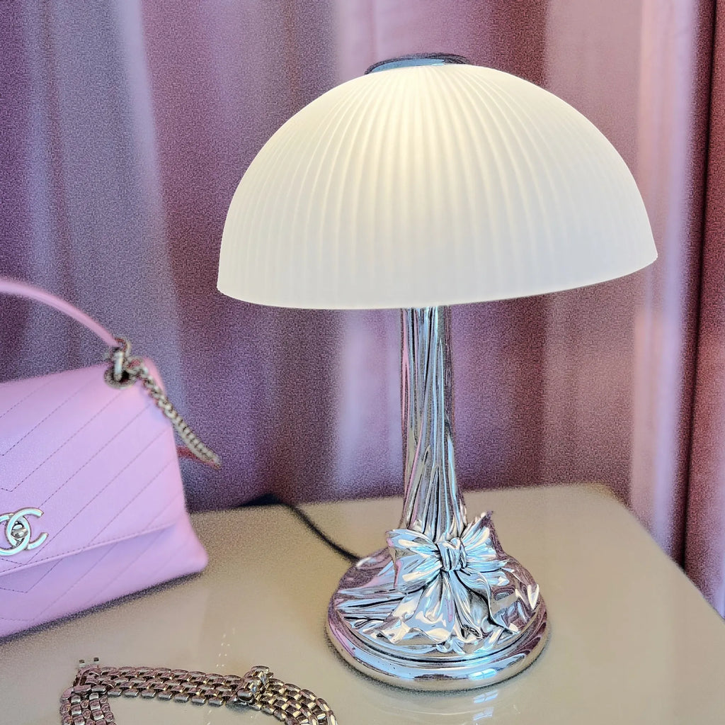 Lampe noeud chromée – StilArte, Italie, Années 70 - Club Barbara