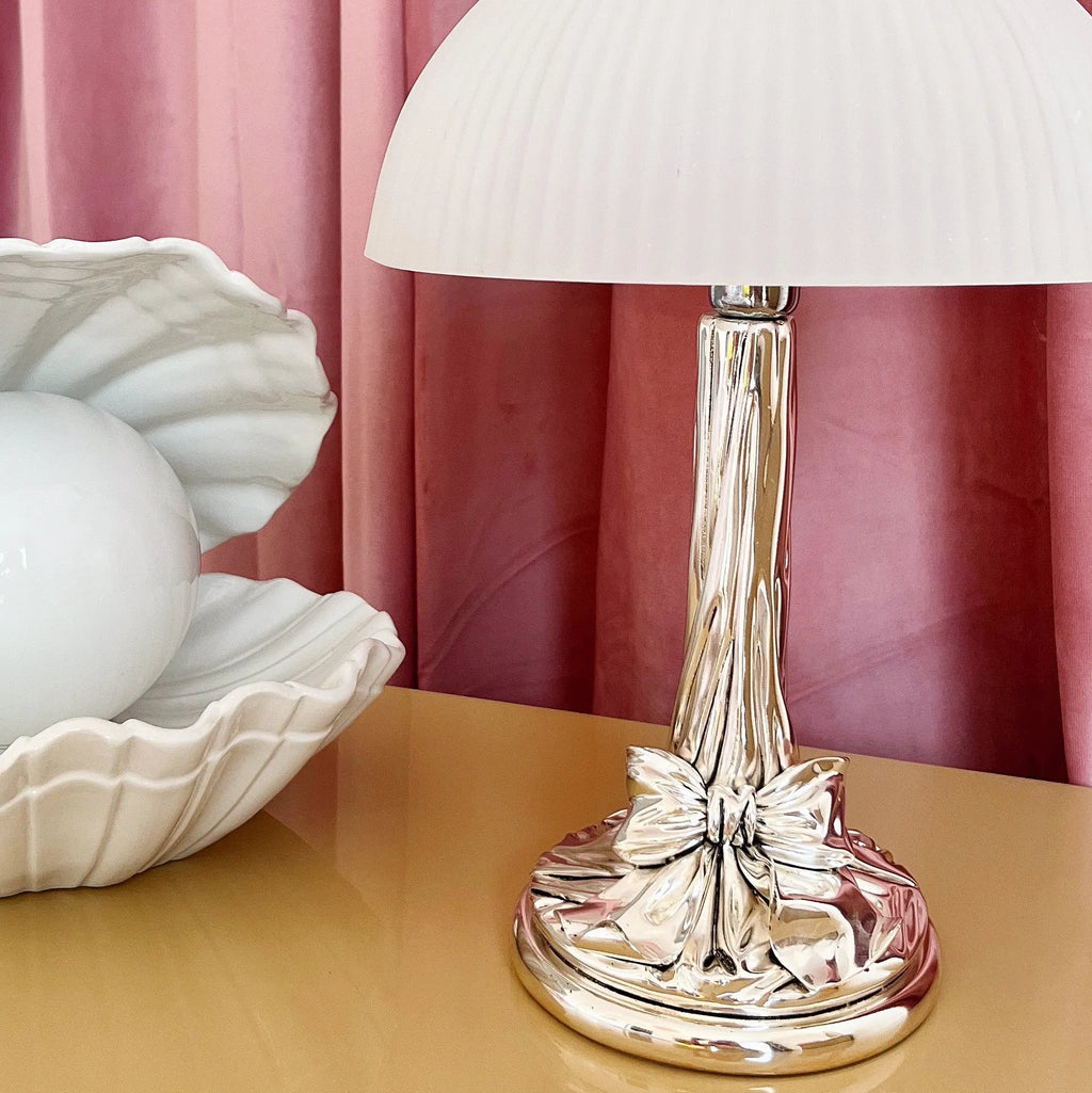 Lampe noeud chromée – StilArte, Italie, Années 70 - Club Barbara
