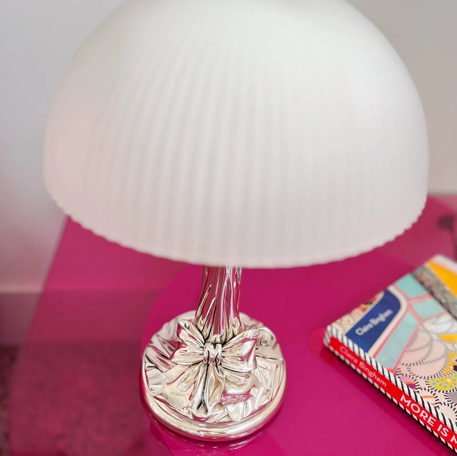 Lampe noeud chromée – StilArte, Italie, Années 70 - Club Barbara