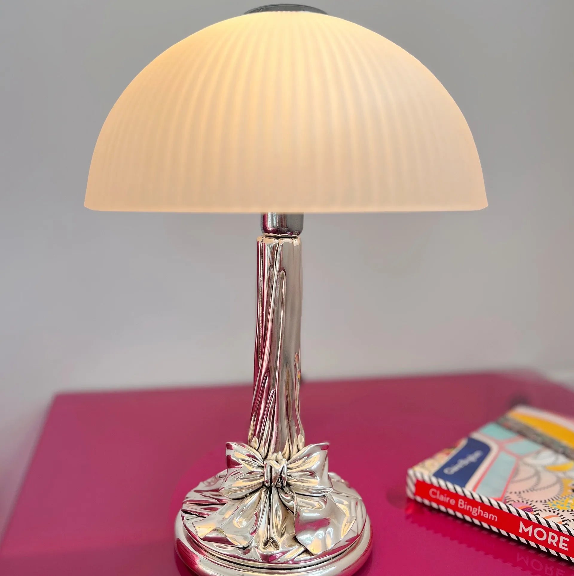 Lampe noeud chromée – StilArte, Italie, Années 70 - Club Barbara