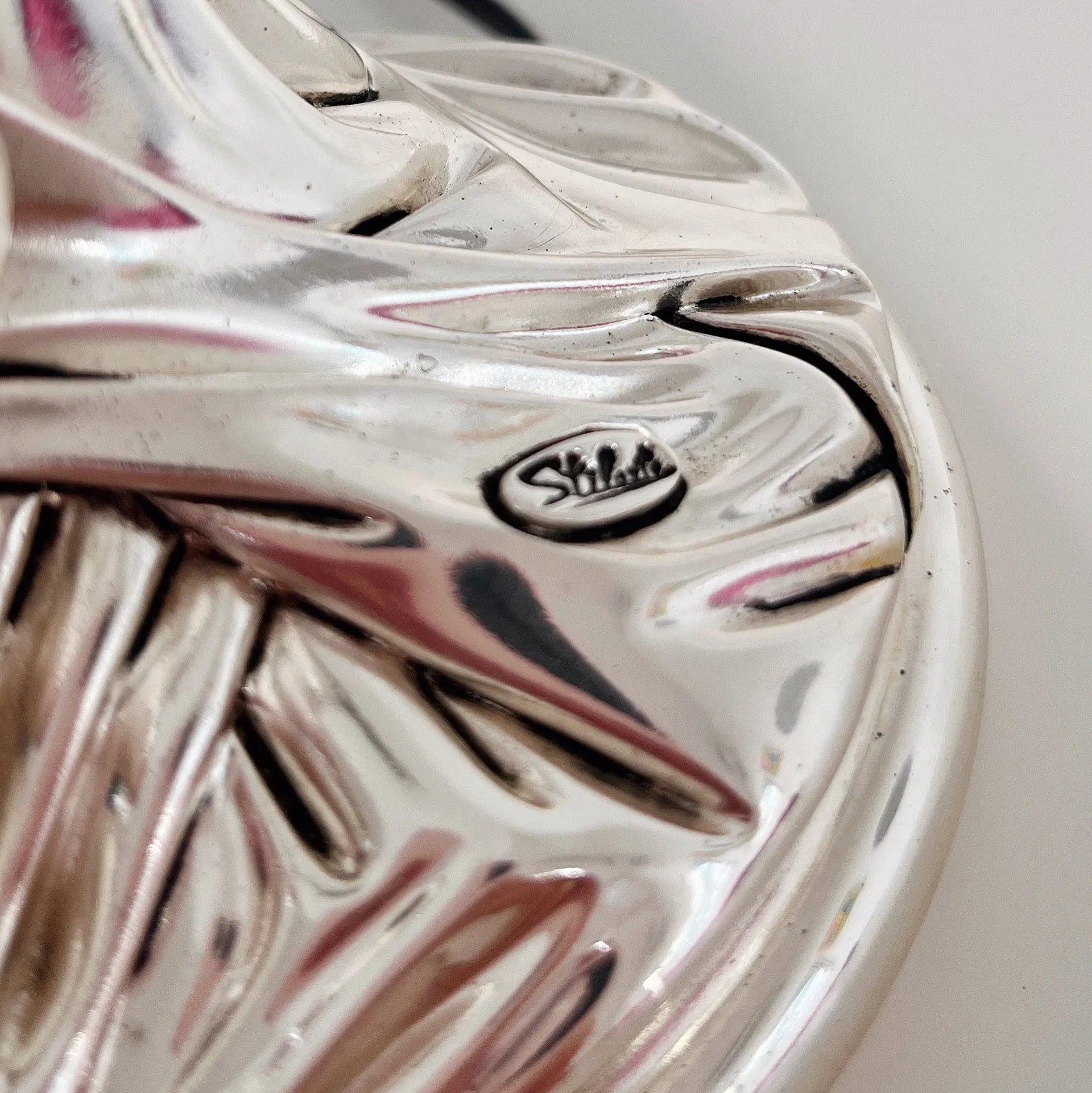 Lampe noeud chromée – StilArte, Italie, Années 70 - Club Barbara