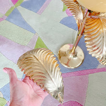 Charger l&#39;image dans la galerie, Lampe palmier Hollywood Regency italienne 80s grand modèle
