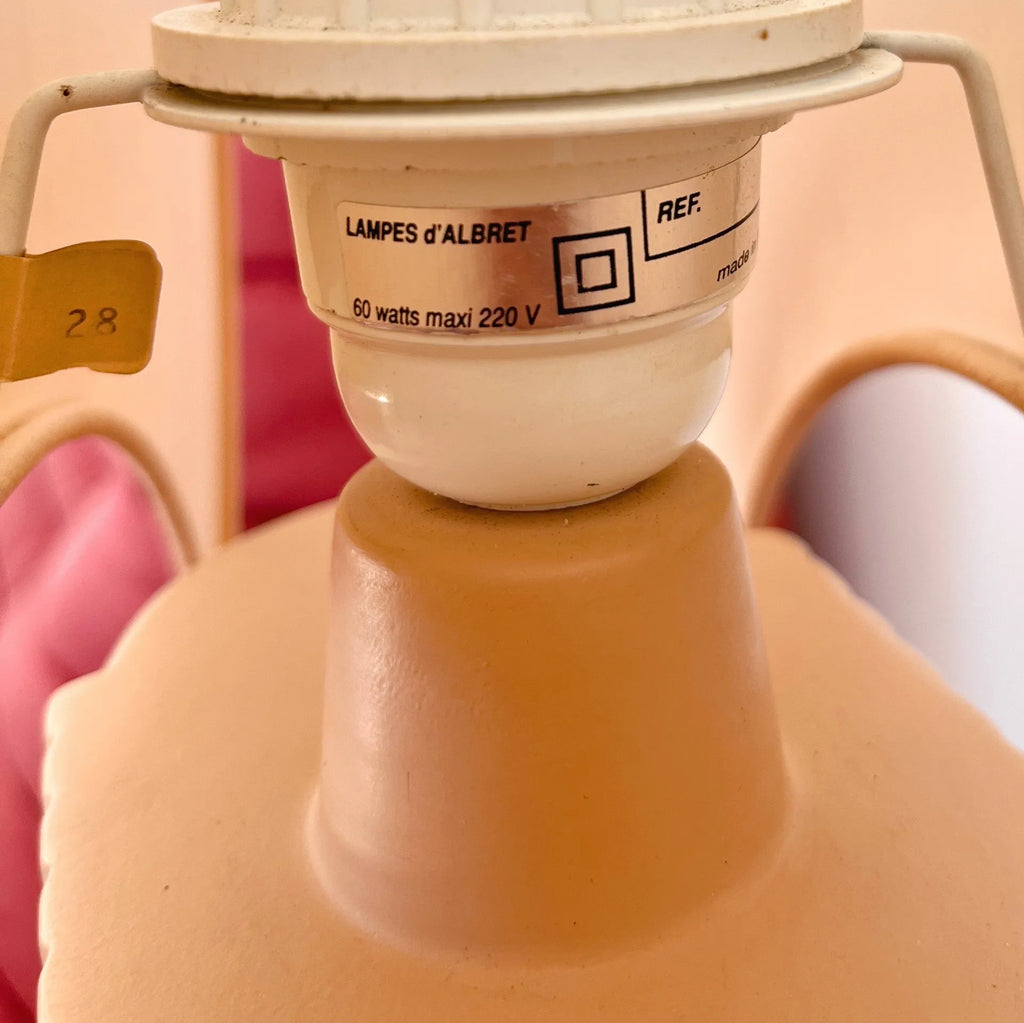 Lampe post-moderne en céramique, Made in France, années 80 - Club Barbara
