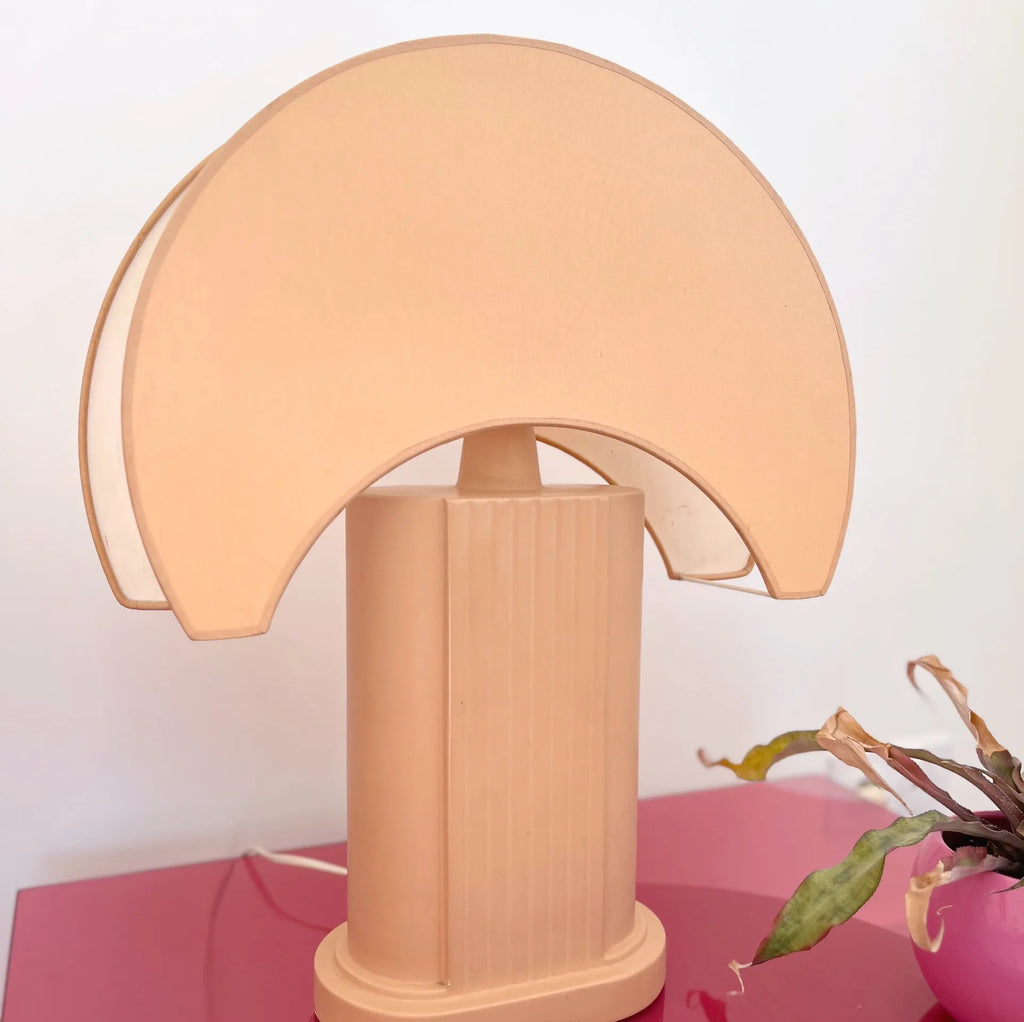 Lampe post-moderne en céramique, Made in France, années 80 - Club Barbara