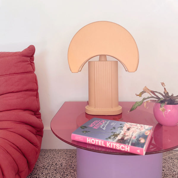 Lampe post-moderne en céramique, Made in France, années 80 -  - CLUB BARBARA