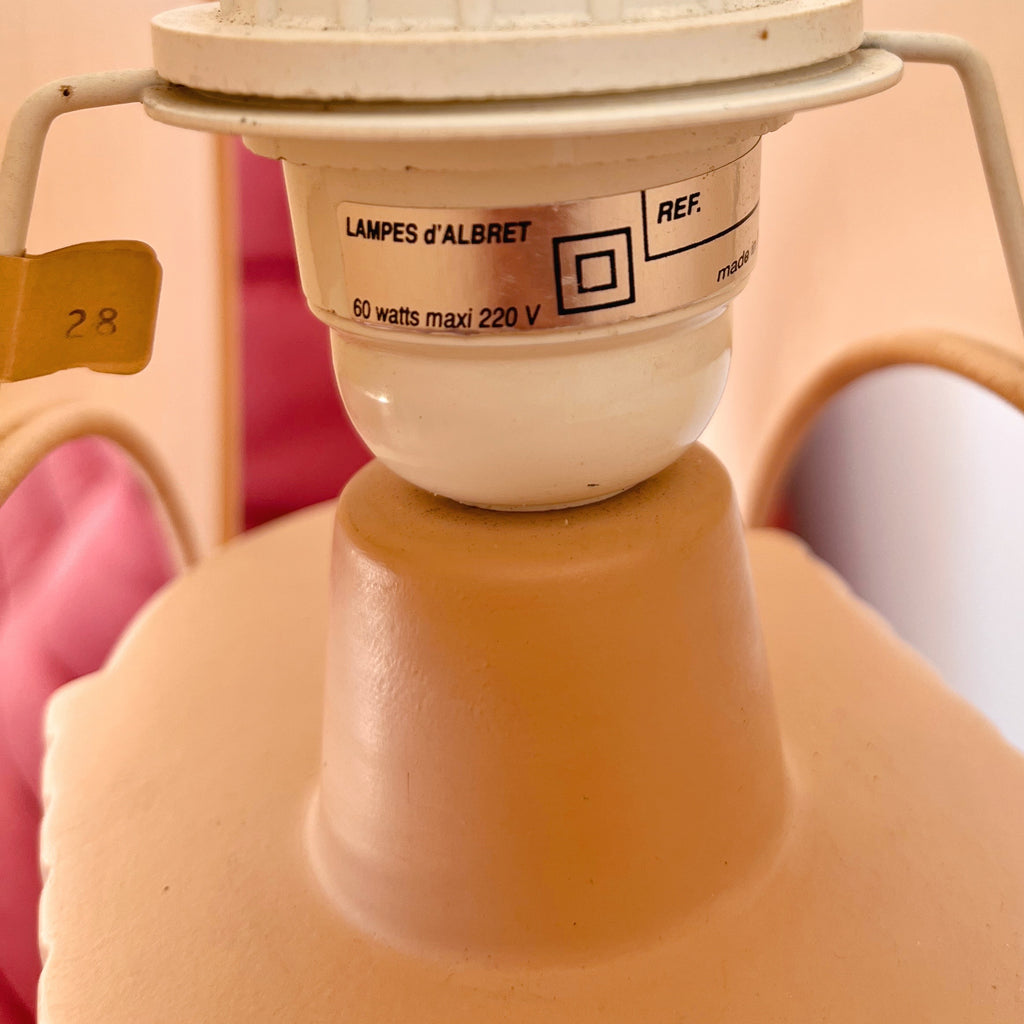 Lampe post-moderne en céramique, Made in France, années 80