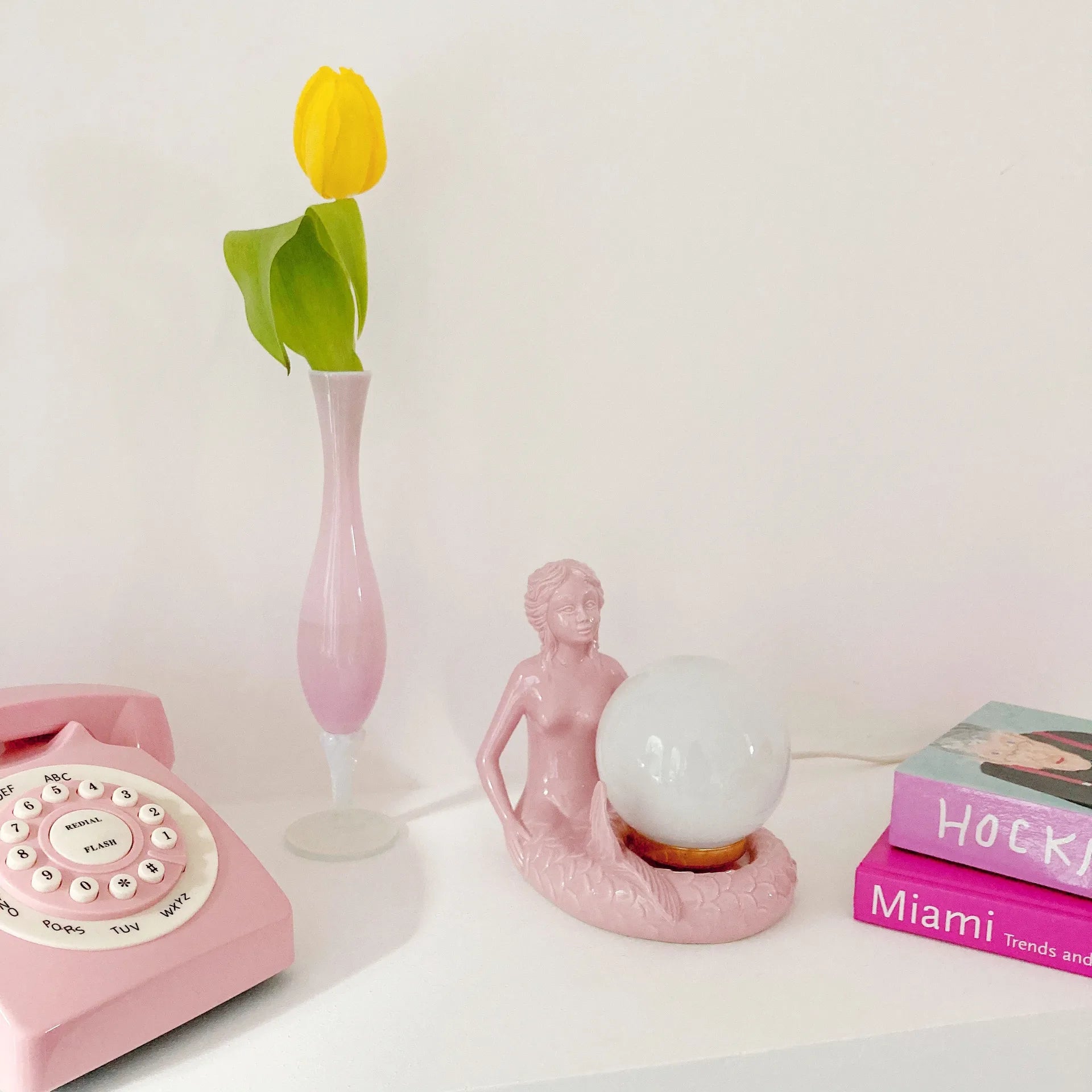 Lampe sirène rose - Club Barbara