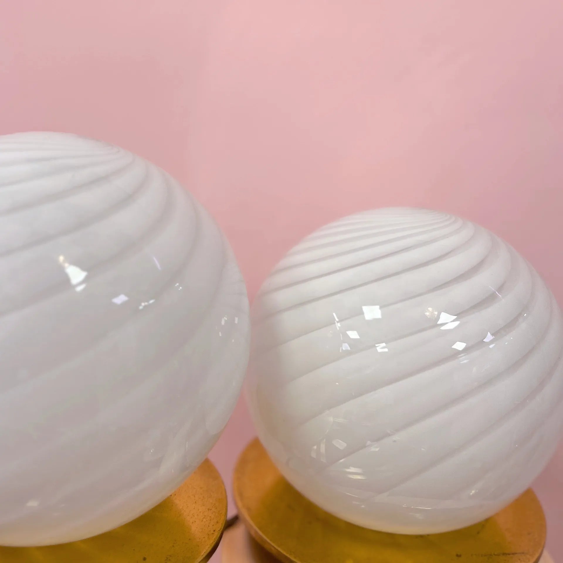 Lampe Sphère en Verre de Murano – Années 70 - Club Barbara