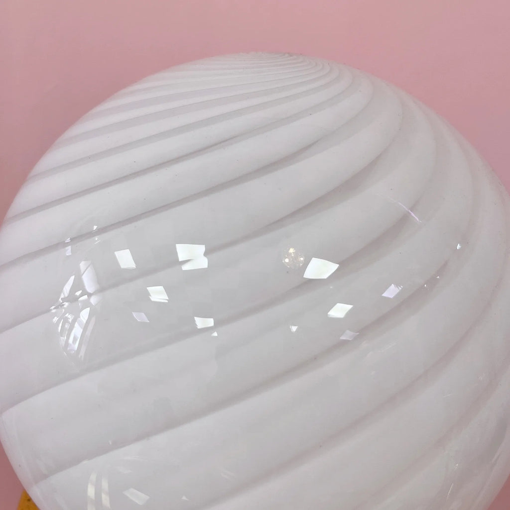 Lampe Sphère en Verre de Murano – Années 70 - Club Barbara