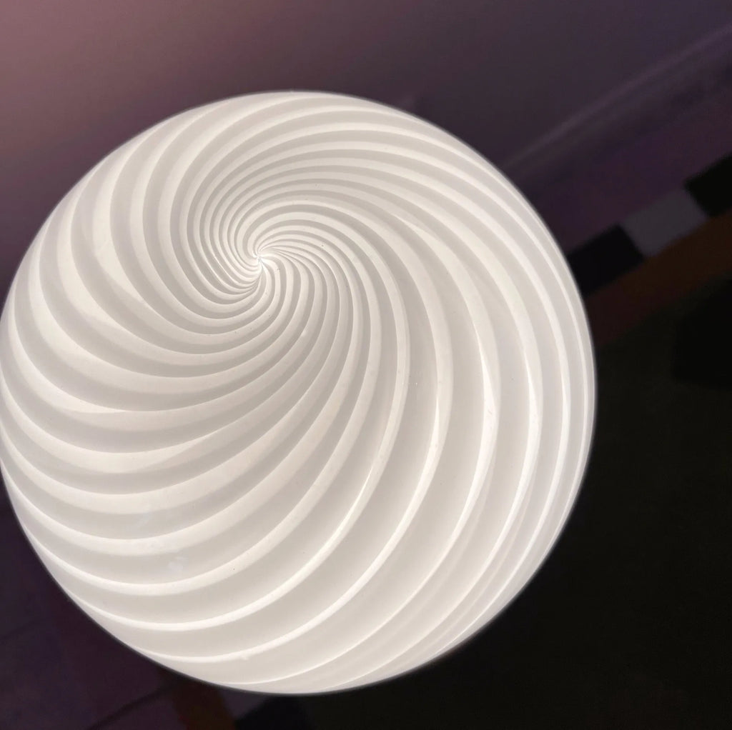 Lampe Sphère en Verre de Murano – Années 70 - Club Barbara