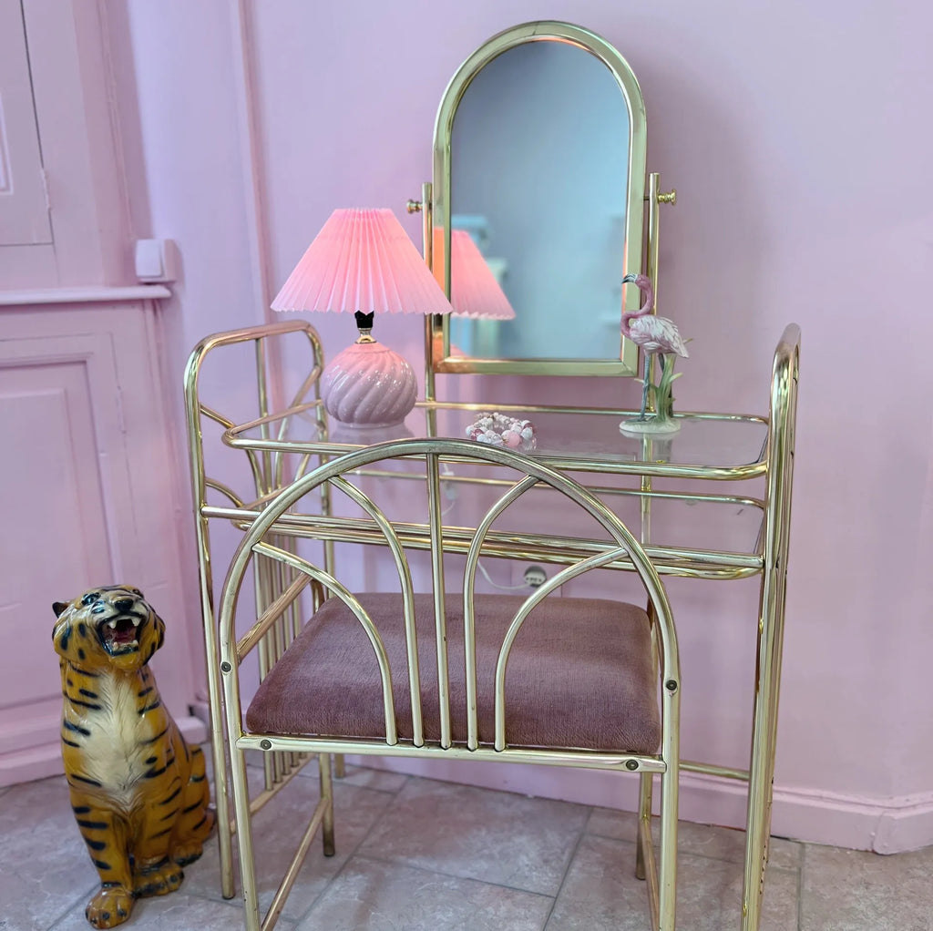 Lampe twist rose 80s - Club Barbara