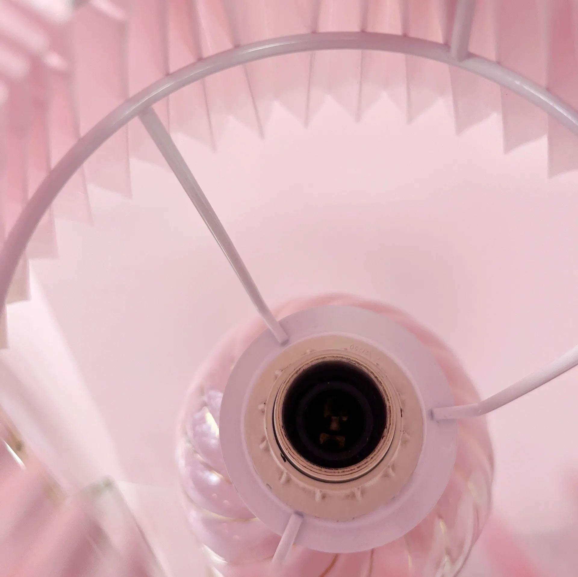 Lampe Twist Rose – Italie, Années 80 - Club Barbara