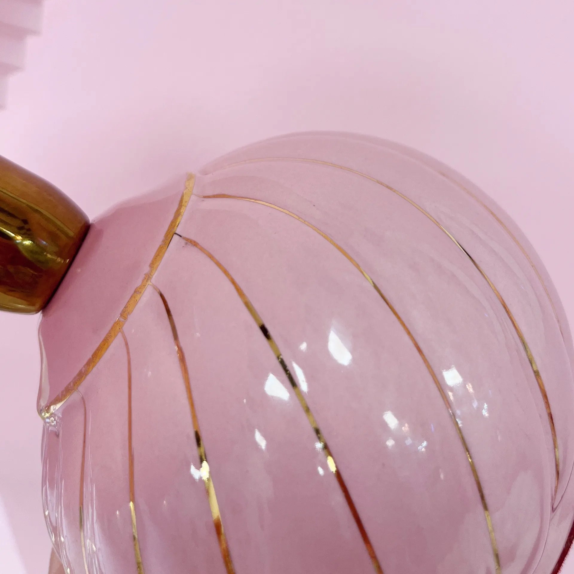 Lampe Twist Rose – Italie, Années 80 - Club Barbara