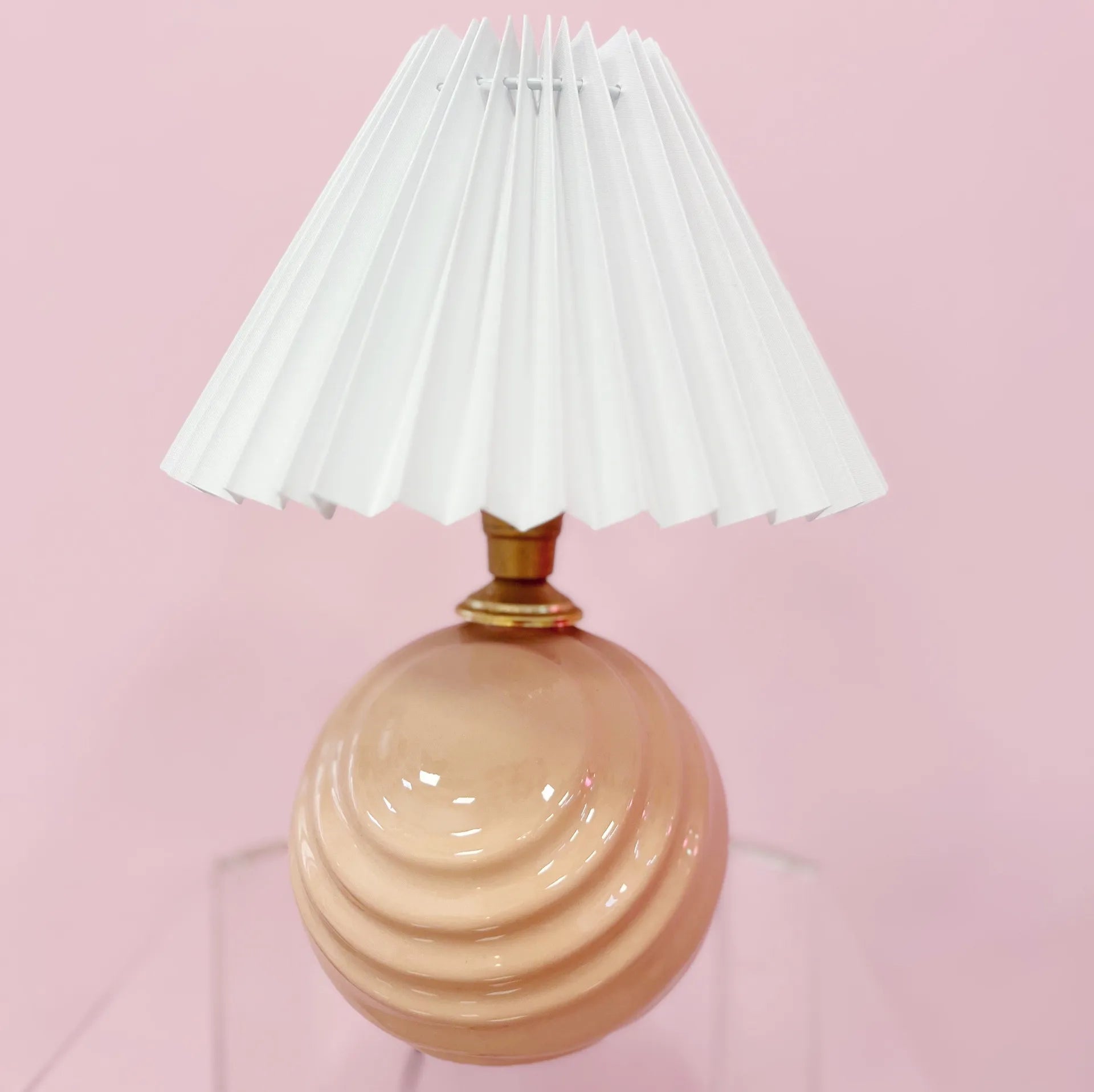Lampe twist salmon pastel - Club Barbara
