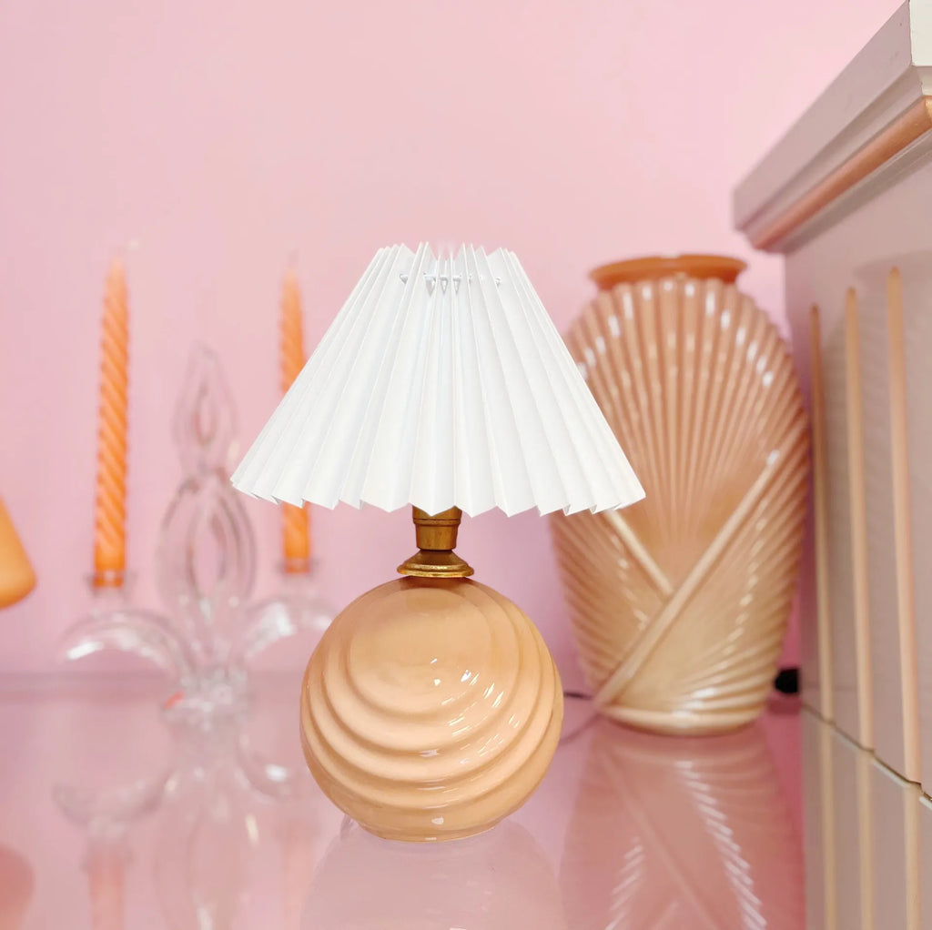 Lampe twist salmon pastel - Club Barbara