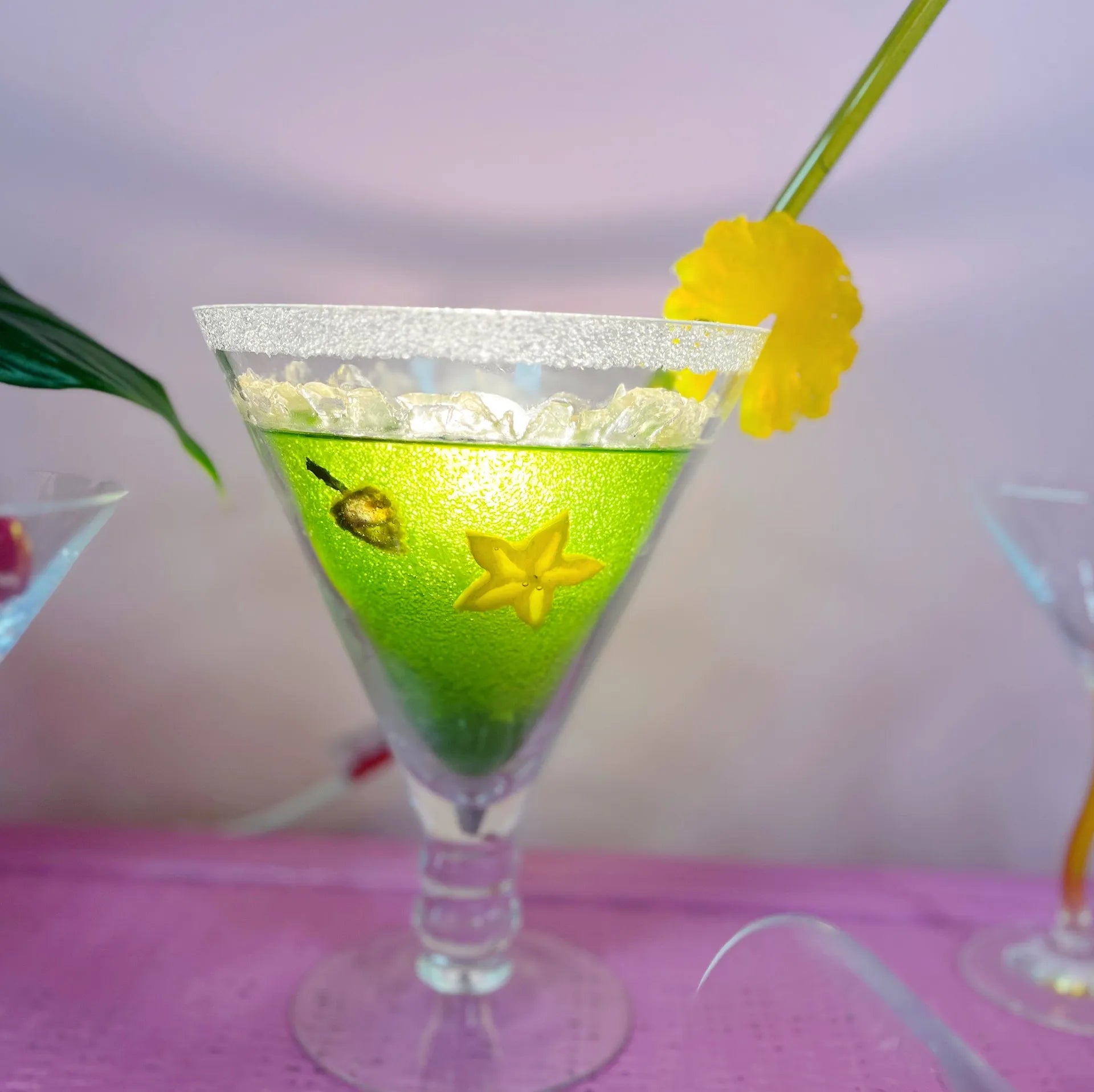 Lampe verre-cocktail 90s neuve - Club Barbara