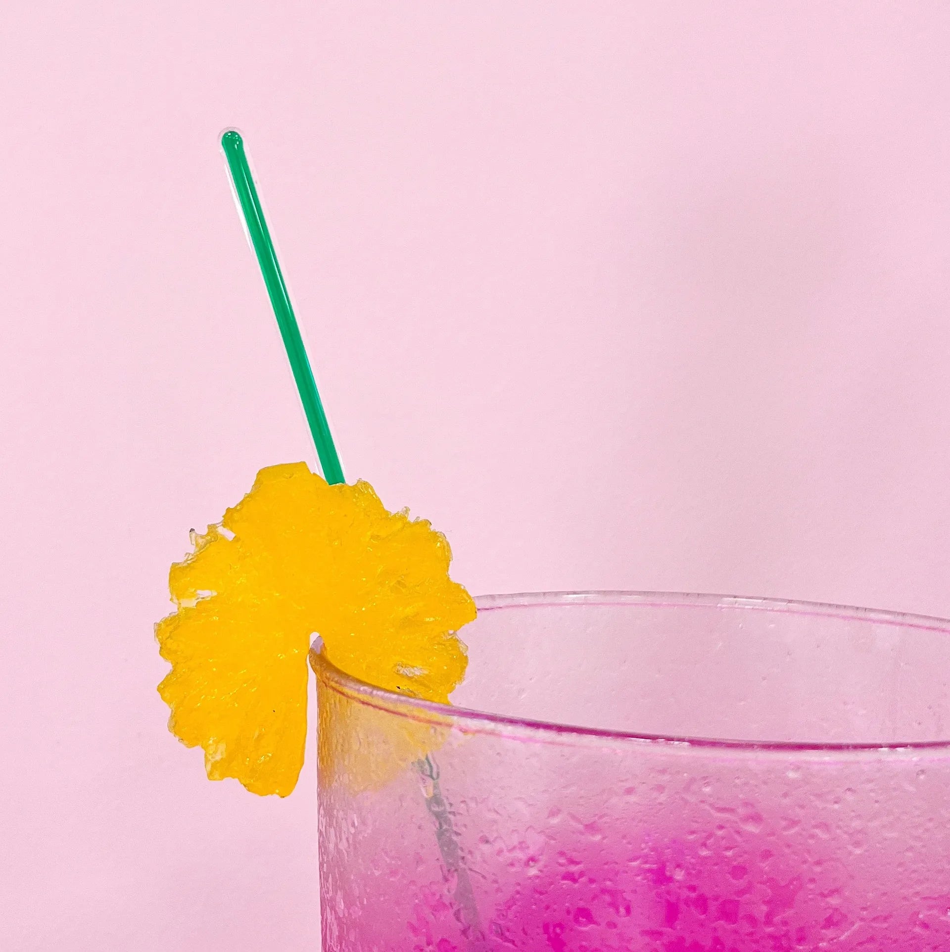 Lampe verre-cocktail XL 80s rose - Club Barbara