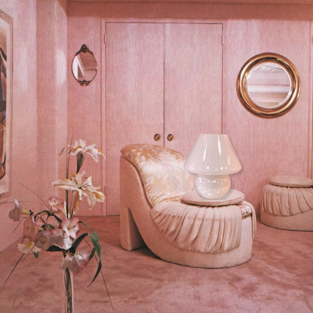 Lampe vintage en verre soufflé de Murano, Club Barbara
