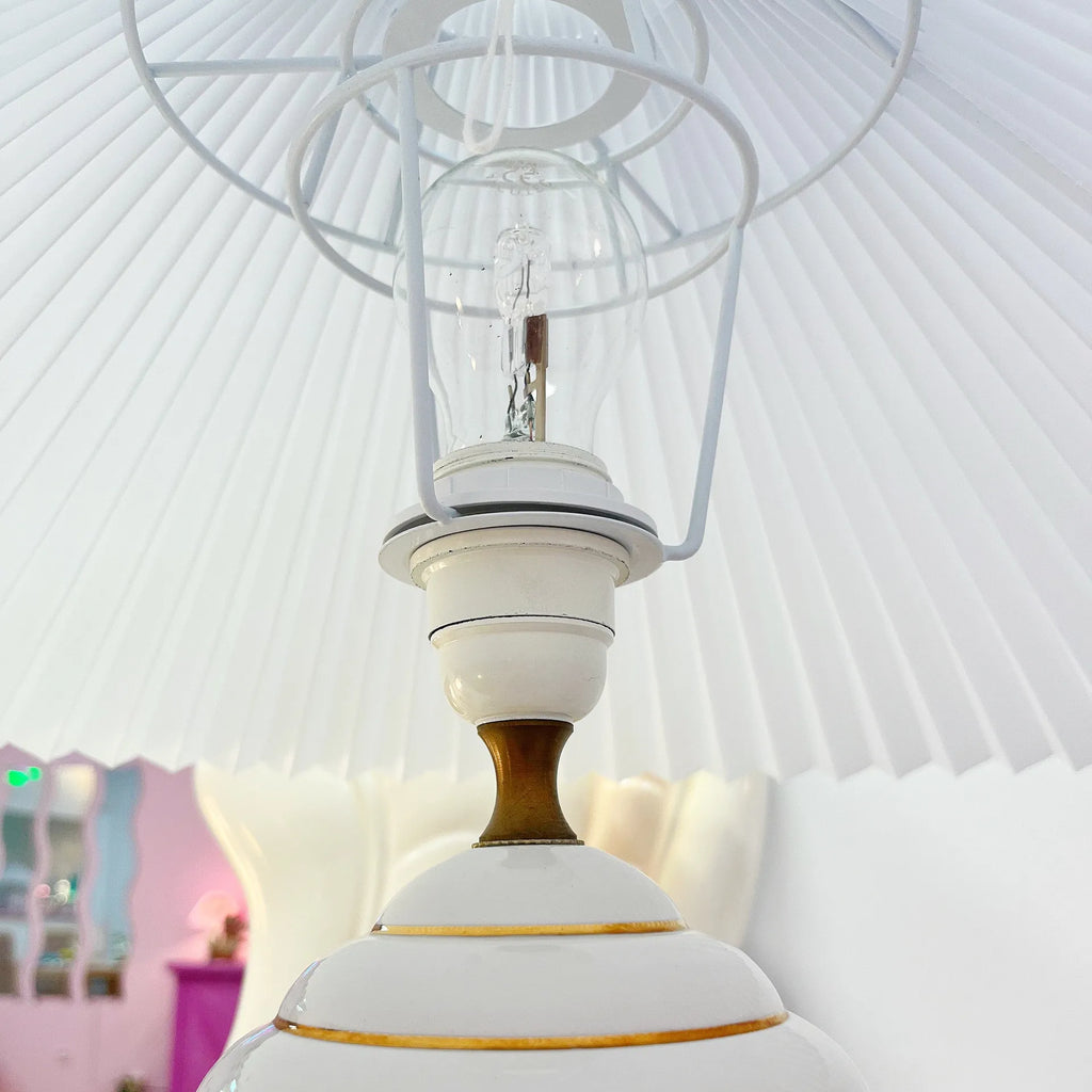 Lampe vintage céramique italienne - Club Barbara
