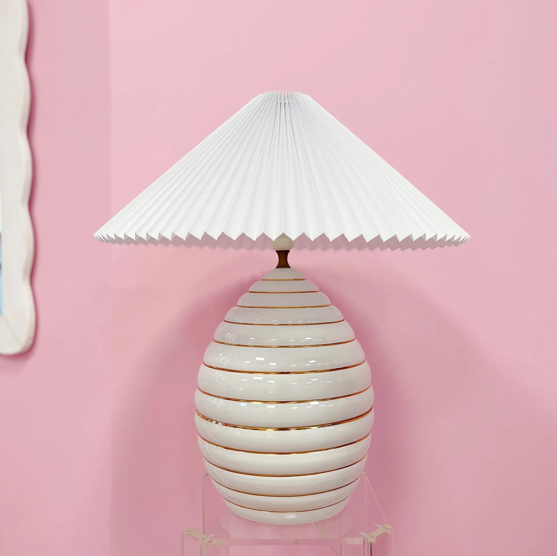 Lampe vintage céramique italienne - Club Barbara