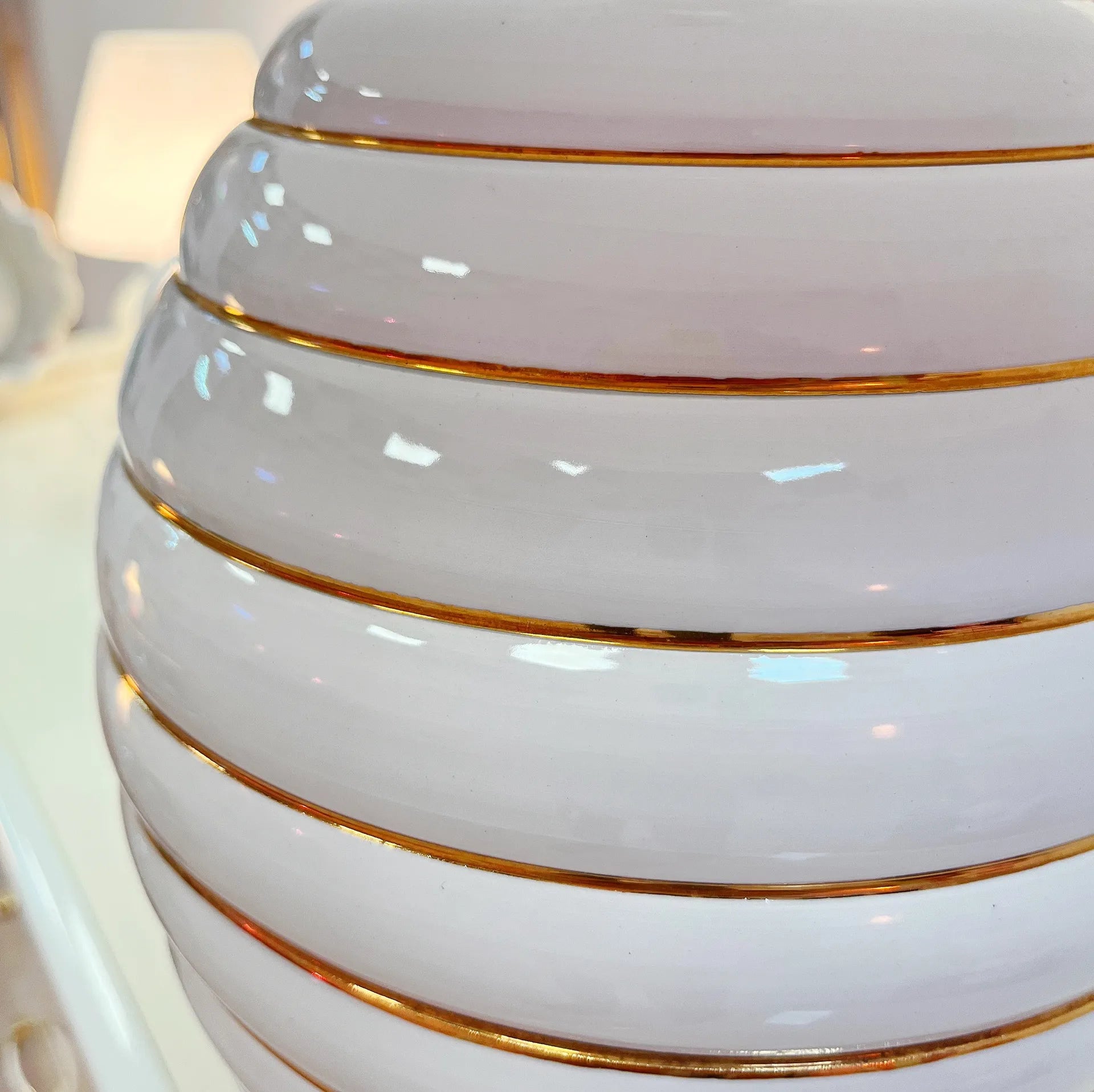 Lampe vintage céramique italienne - Club Barbara