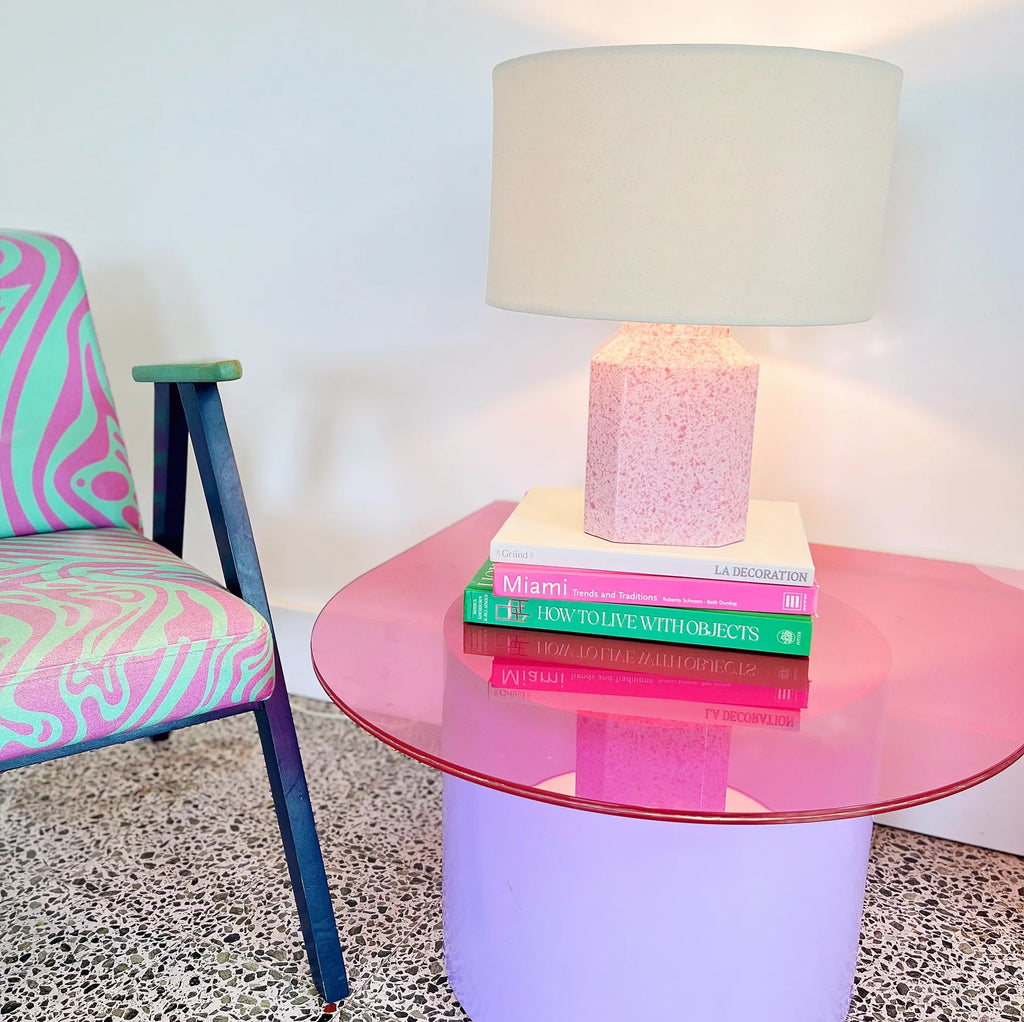 Lampe vintage granit rose - Club Barbara
