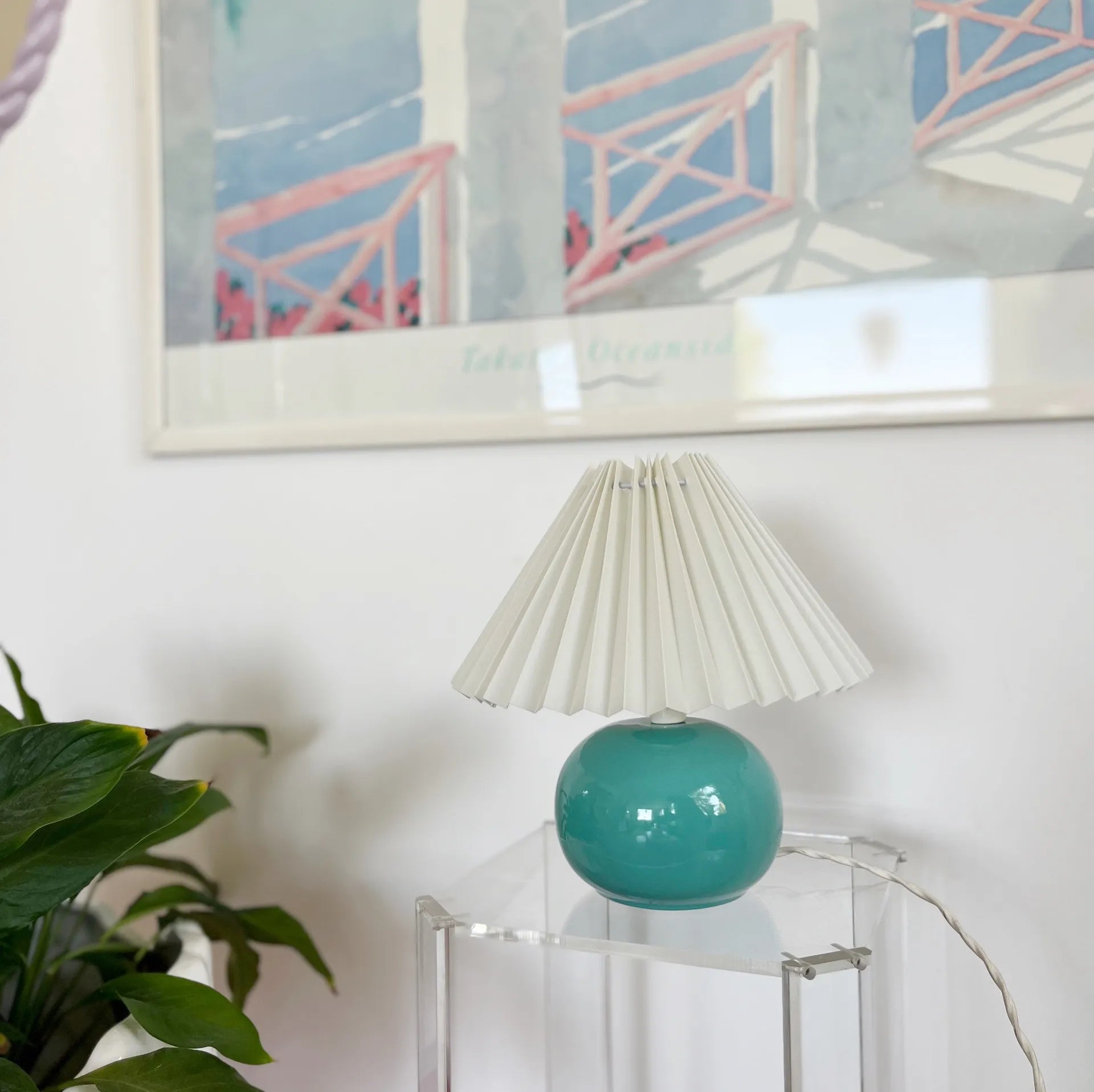 Lampe vintage mint - Club Barbara