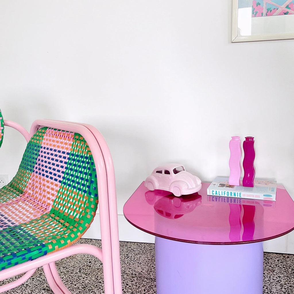 Lampe voiture rose pastel vintage - Club Barbara