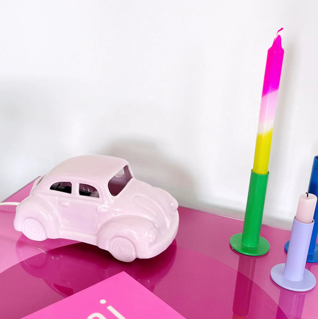 Lampe voiture rose pastel vintage - Club Barbara