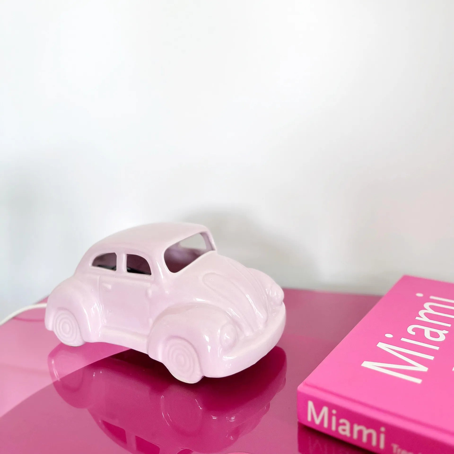 Lampe voiture rose pastel vintage - Club Barbara