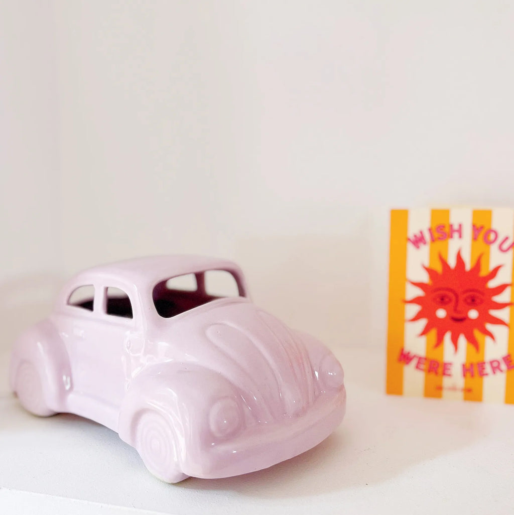 Lampe voiture rose pastel vintage - Club Barbara