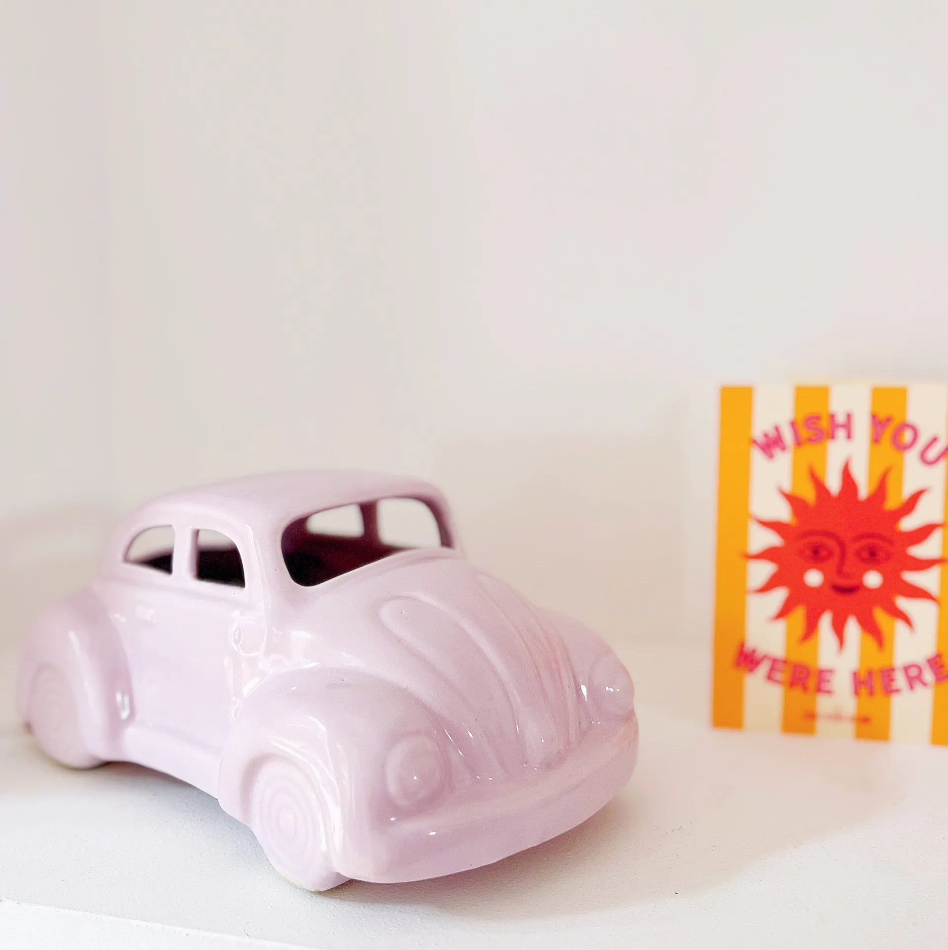 Lampe voiture rose pastel vintage - Club Barbara