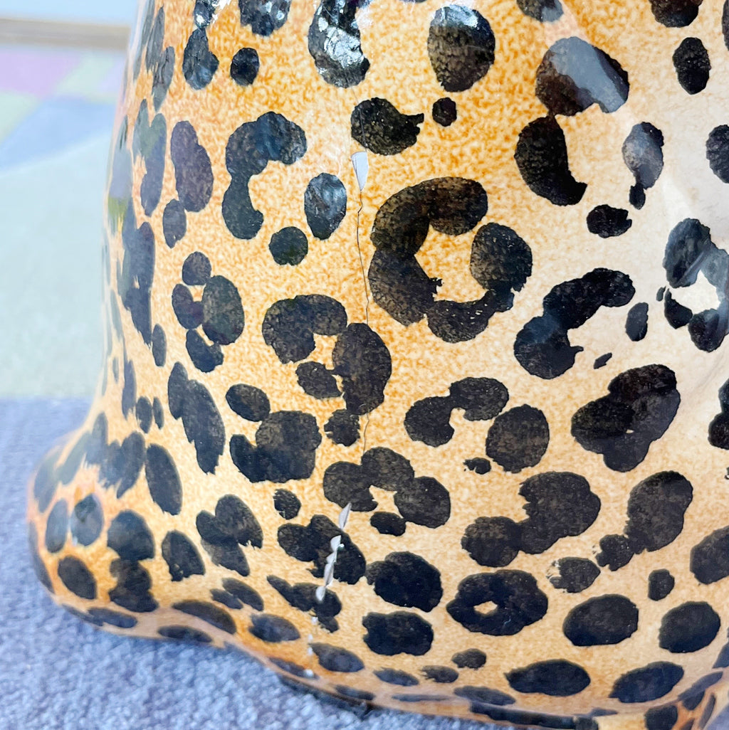 Panthere vintage XXL en ceramique