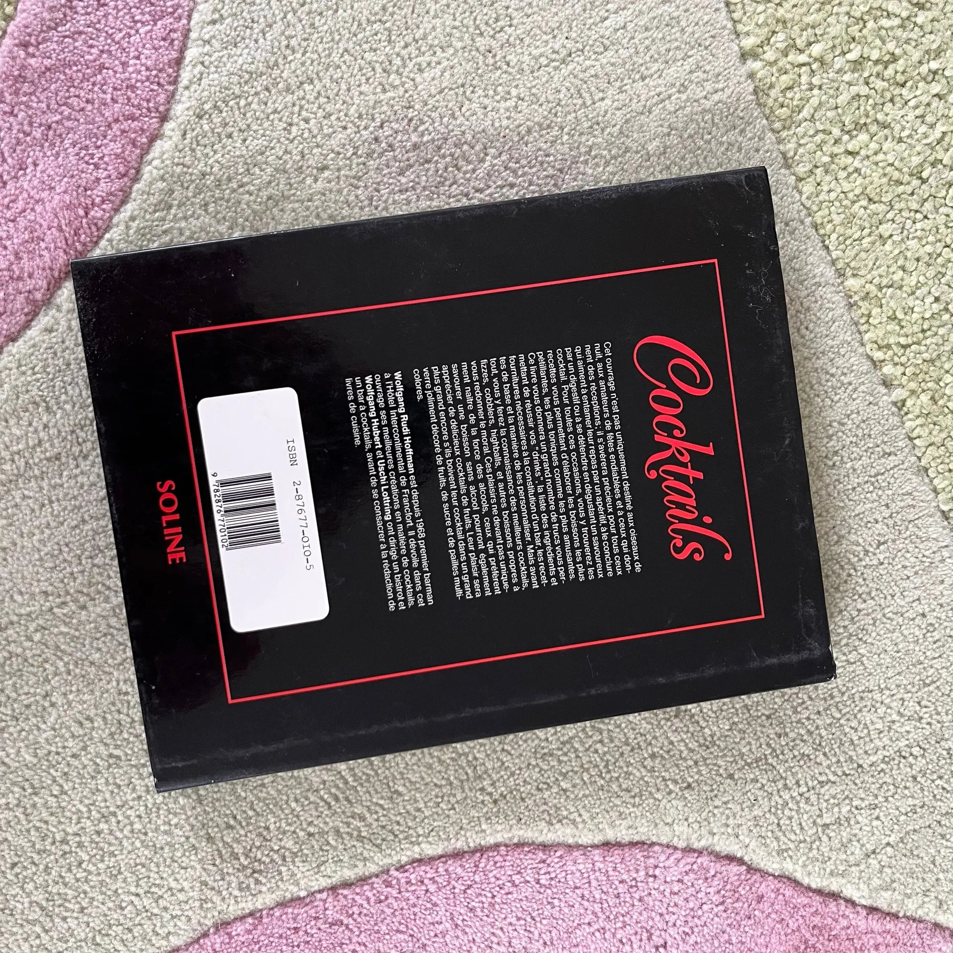 Livre « Cocktails », 1987 - Club Barbara