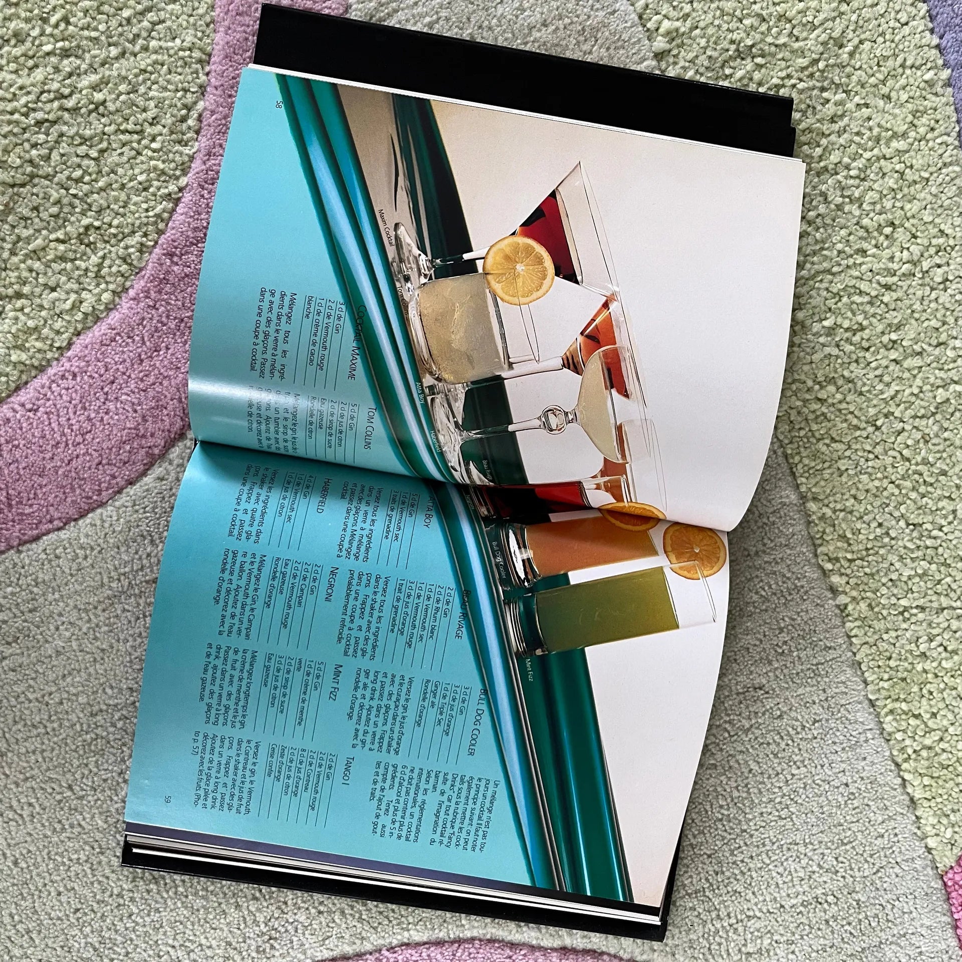 Livre « Cocktails », 1987 - Club Barbara