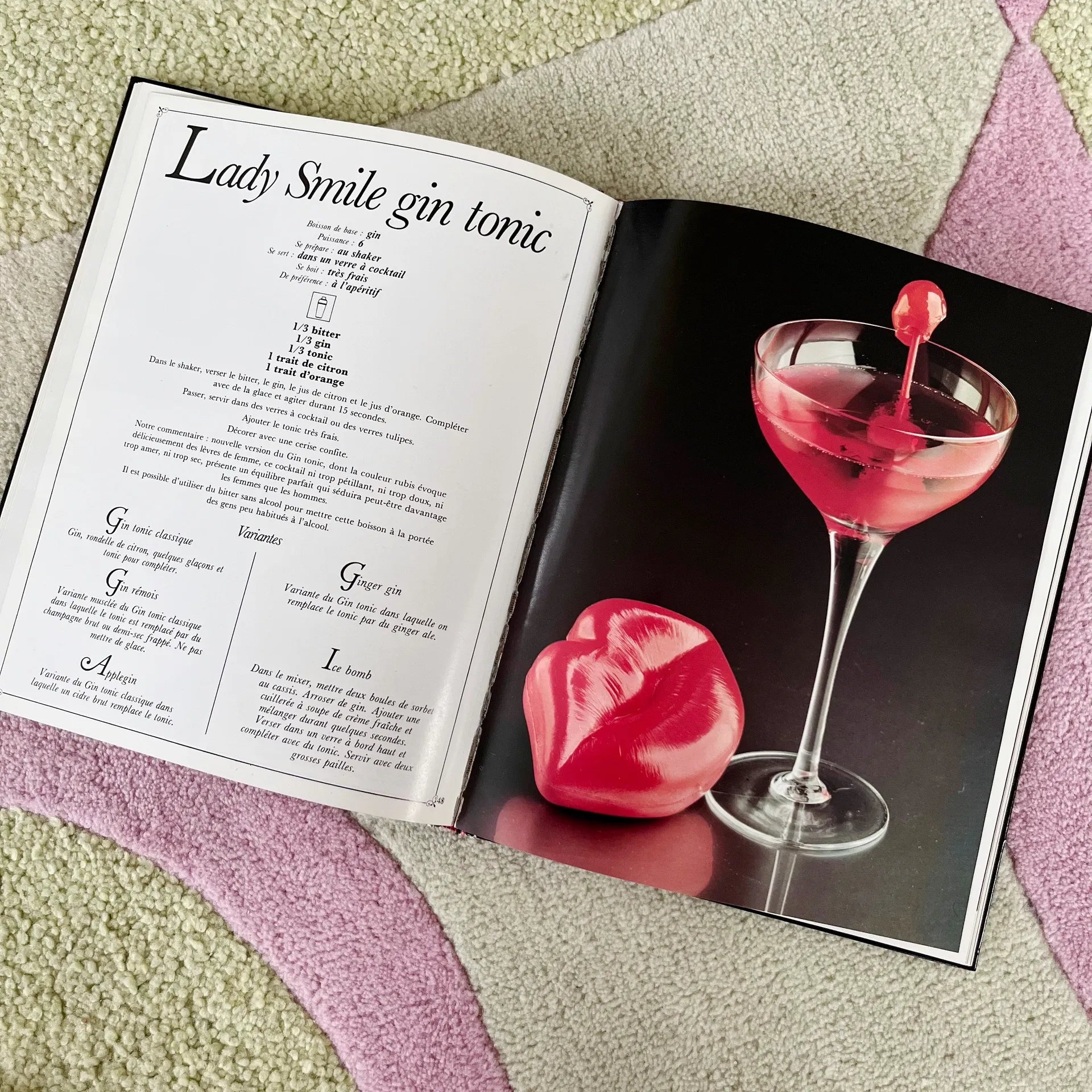 Livre « Les cocktails », 1983 - Club Barbara
