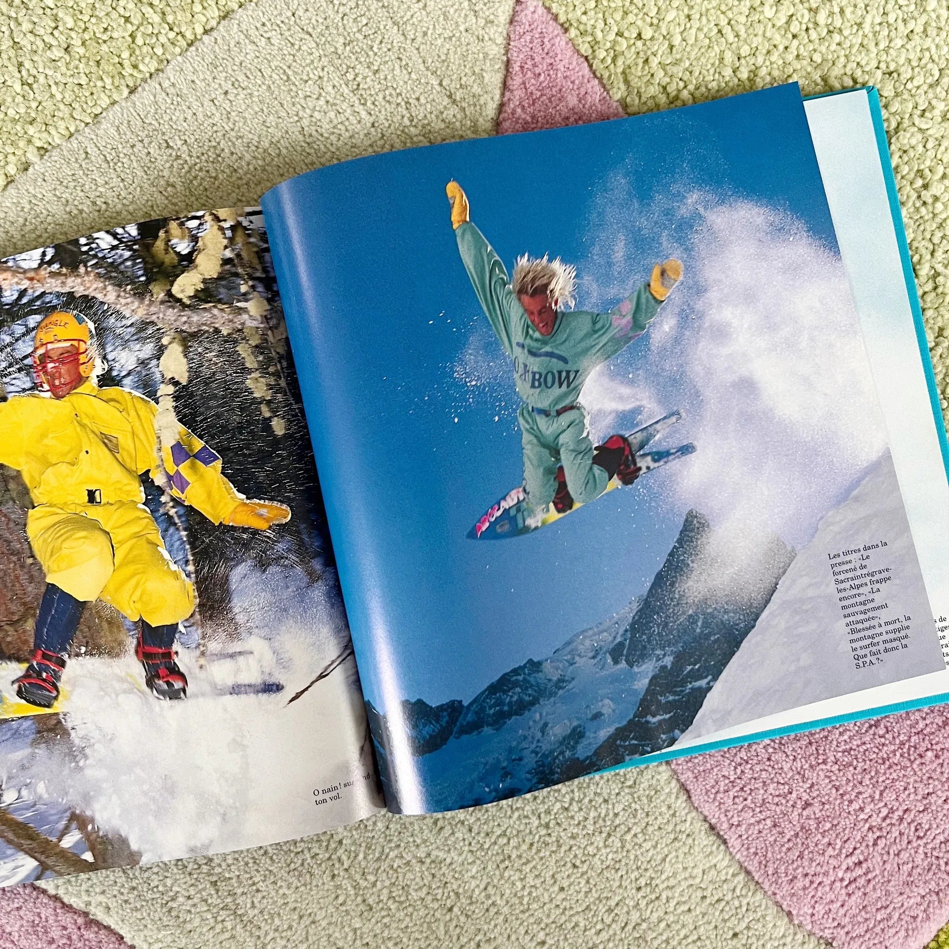 Livre « SURF NEIGE », 1989 - Club Barbara
