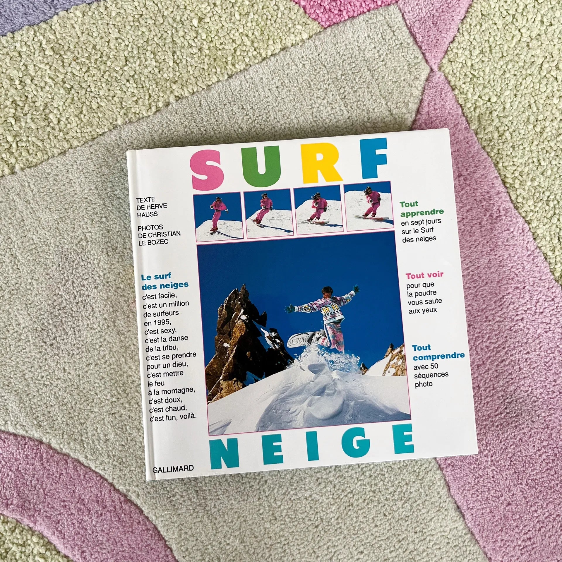 Livre « SURF NEIGE », 1989 - Club Barbara