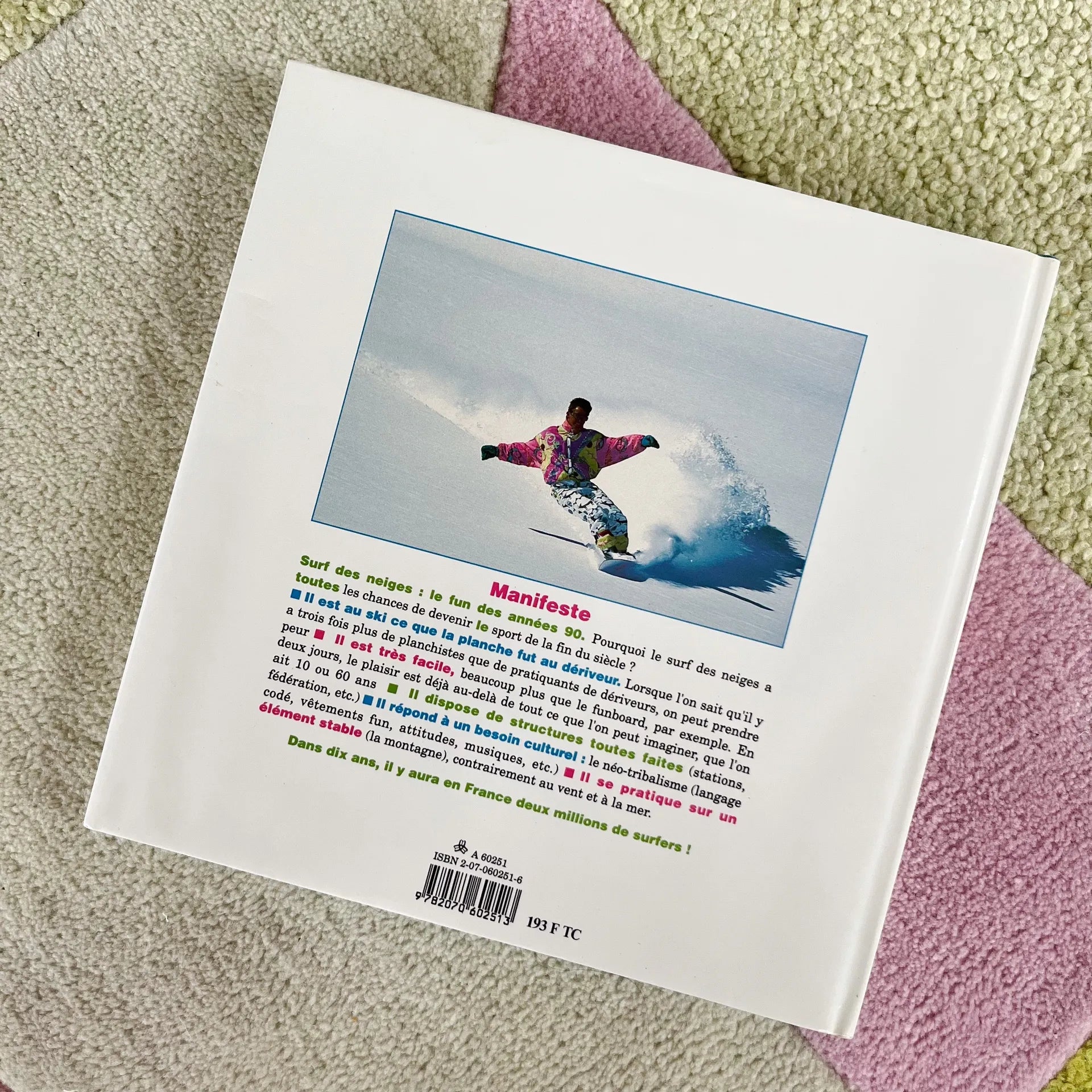 Livre « SURF NEIGE », 1989 - Club Barbara