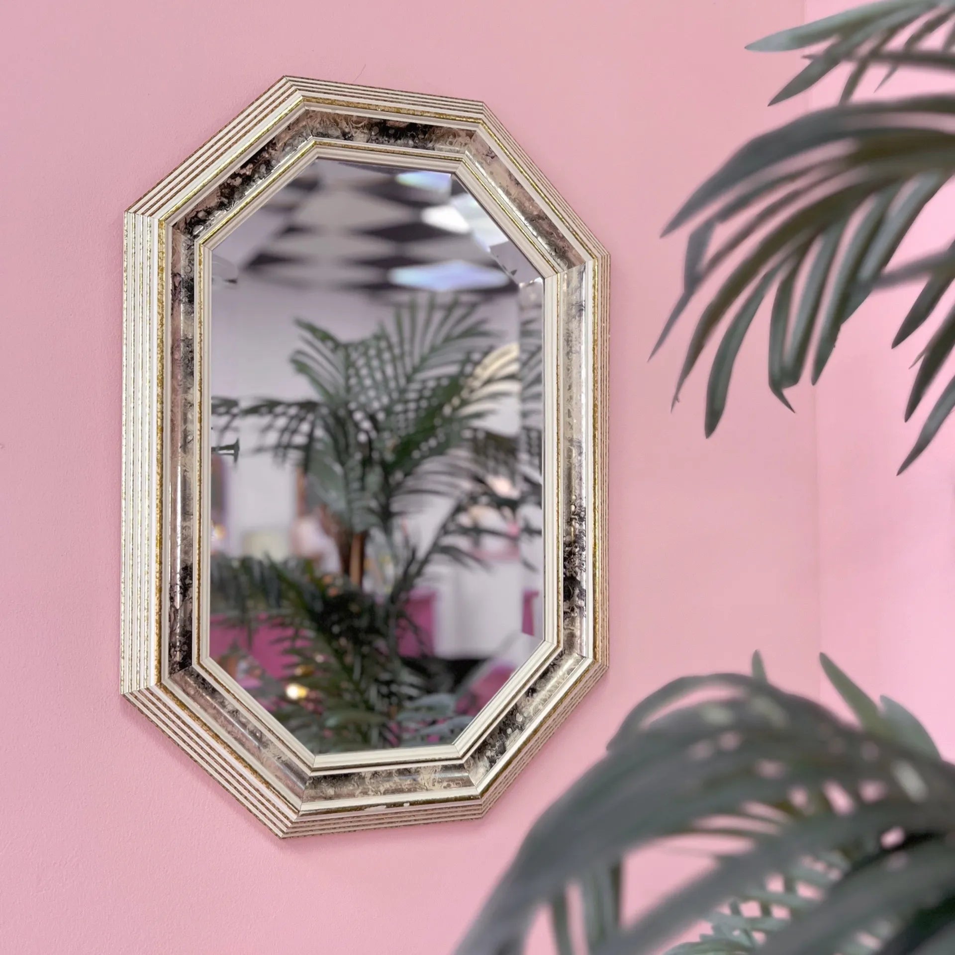 Miroir doré Molduras Hergon, Espagne, années 80 - Club Barbara