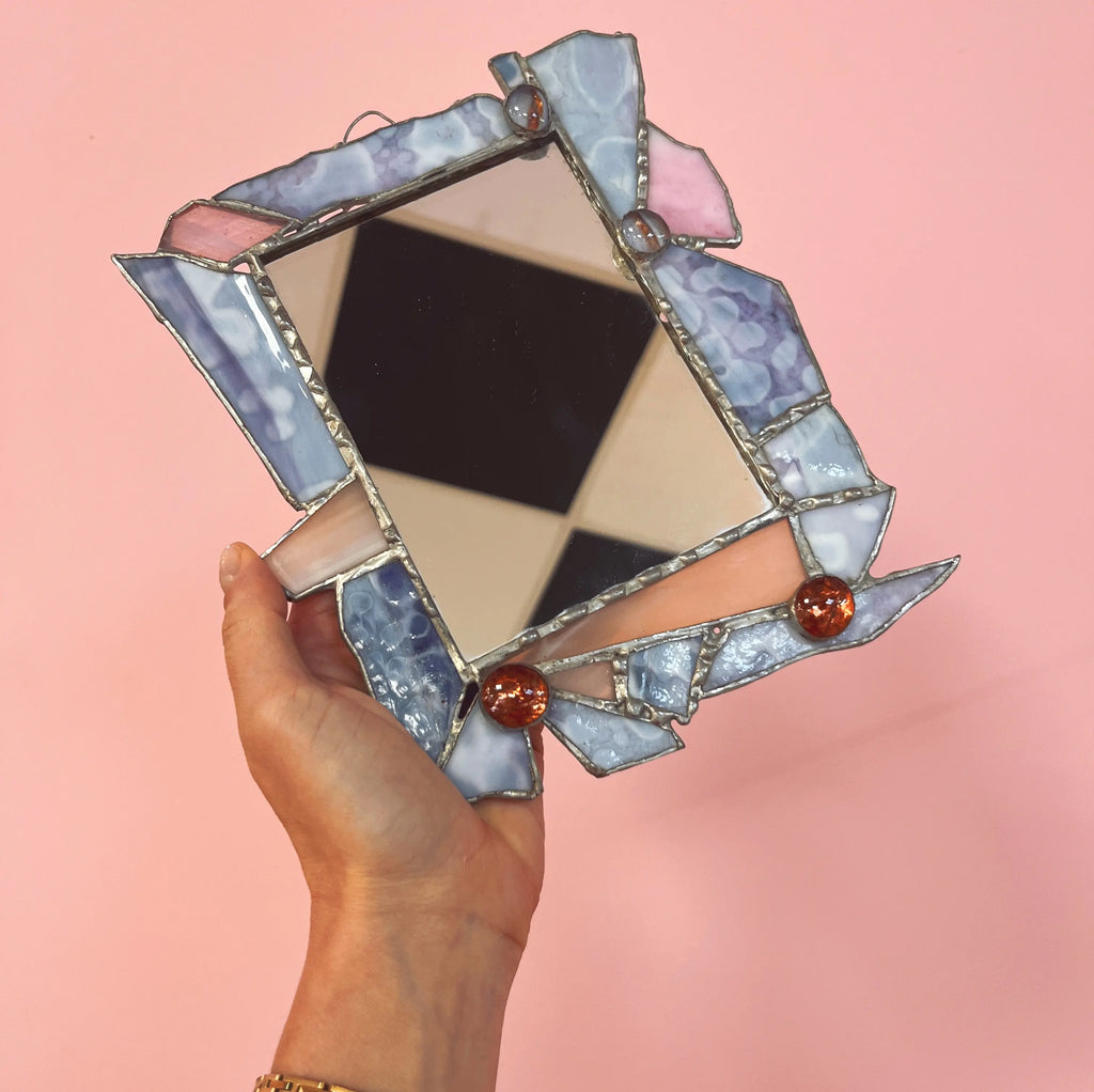 Miroir mural petit format années 80 Club Barbara

