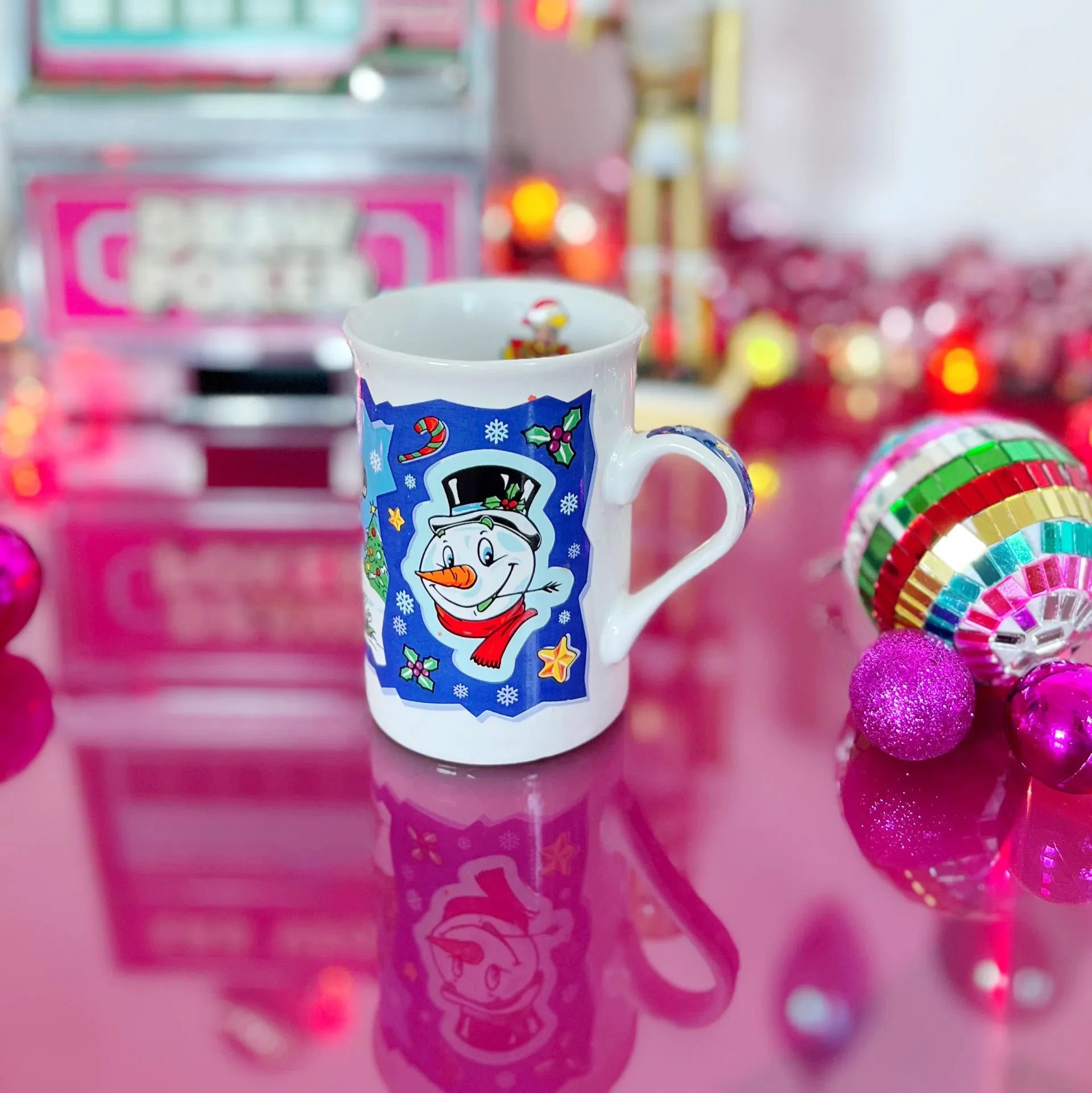 Mug vintage de Noël ChocoMug - Club Barbara